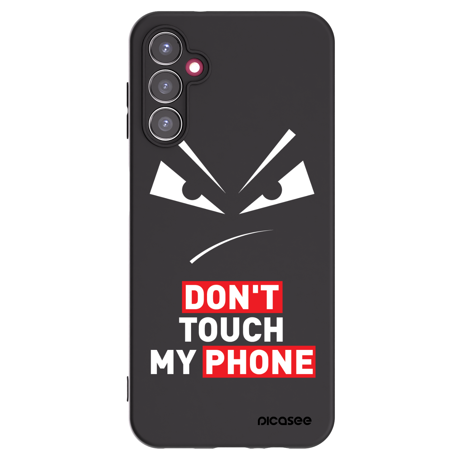 Picasee husă neagră din silicon pentru Samsung Galaxy A14 4G A145R - Evil Eye - Transparent