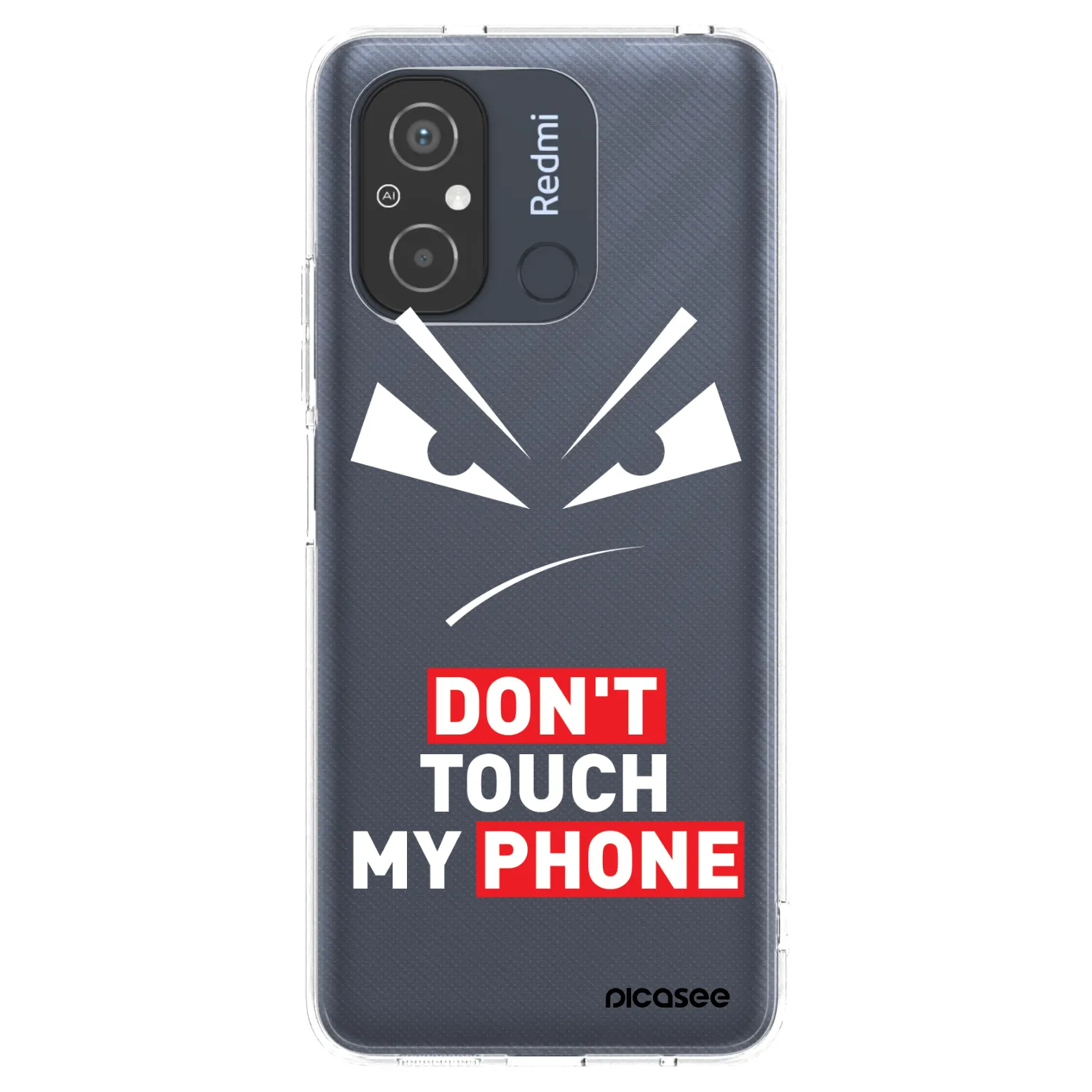 Picasee husă transparentă din silicon pentru Xiaomi Redmi 12C - Evil Eye - Transparent