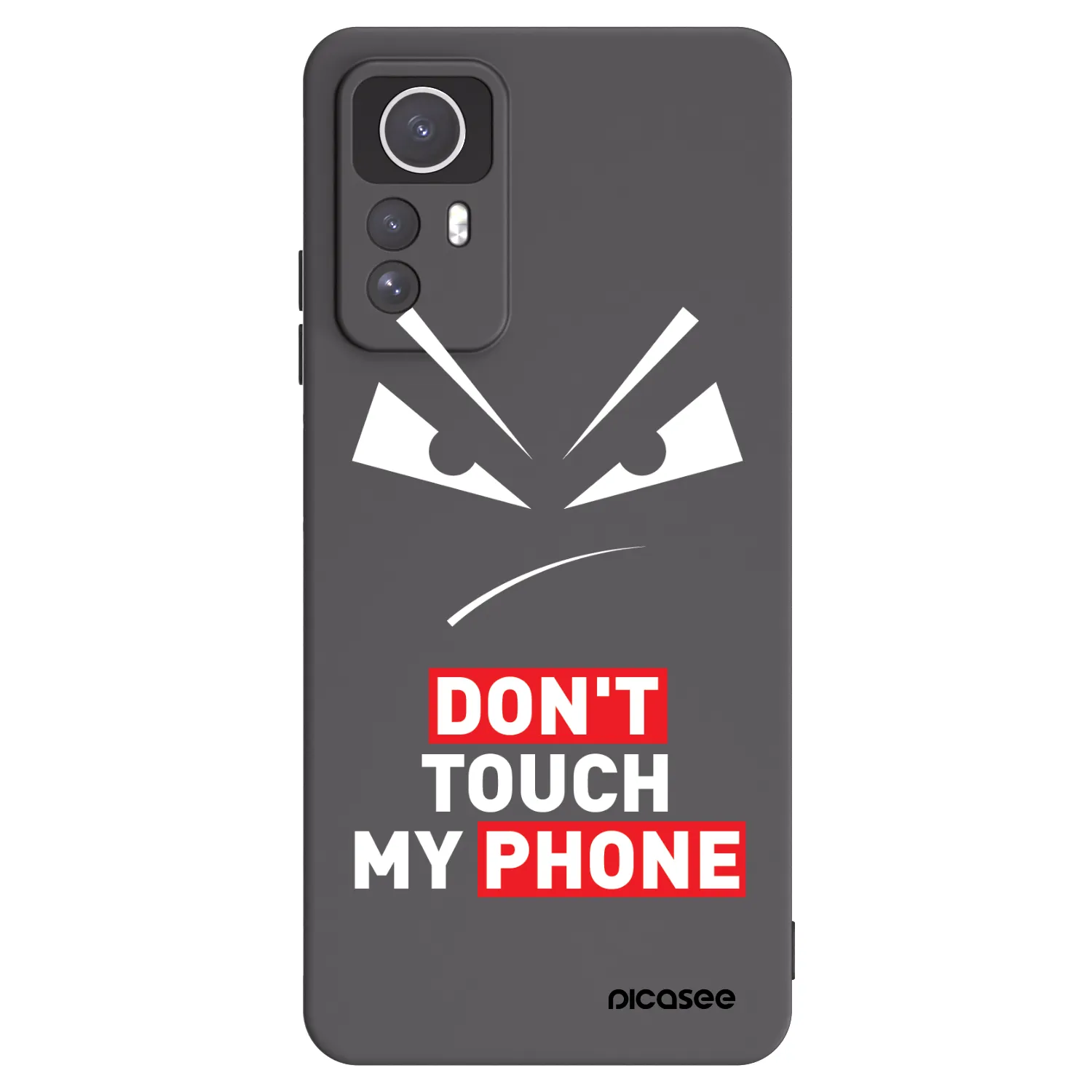 Picasee husă neagră din silicon pentru Xiaomi Redmi Note 12S - Evil Eye - Transparent