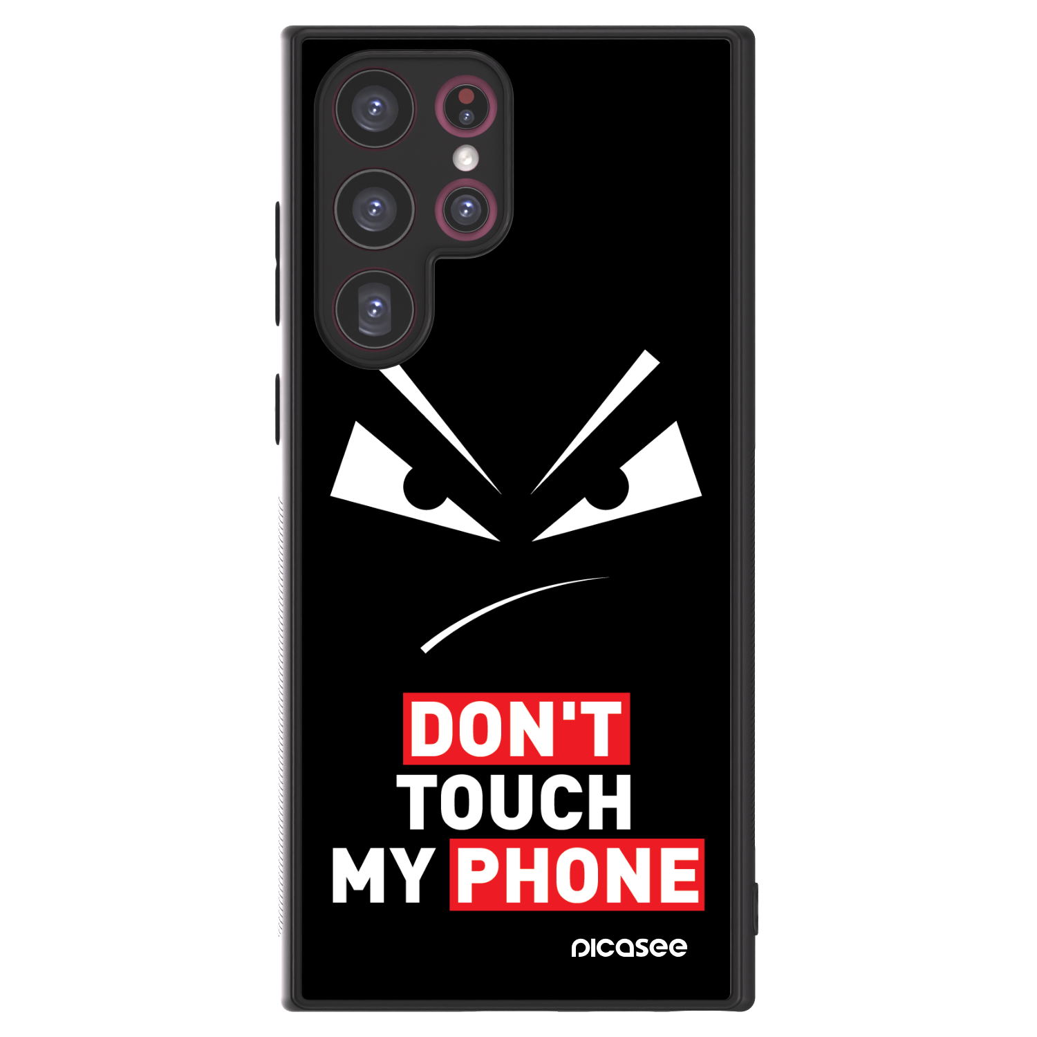 Picasee ULTIMATE CASE PowerShare pentru Samsung Galaxy S22 Ultra 5G - Evil Eye - Transparent