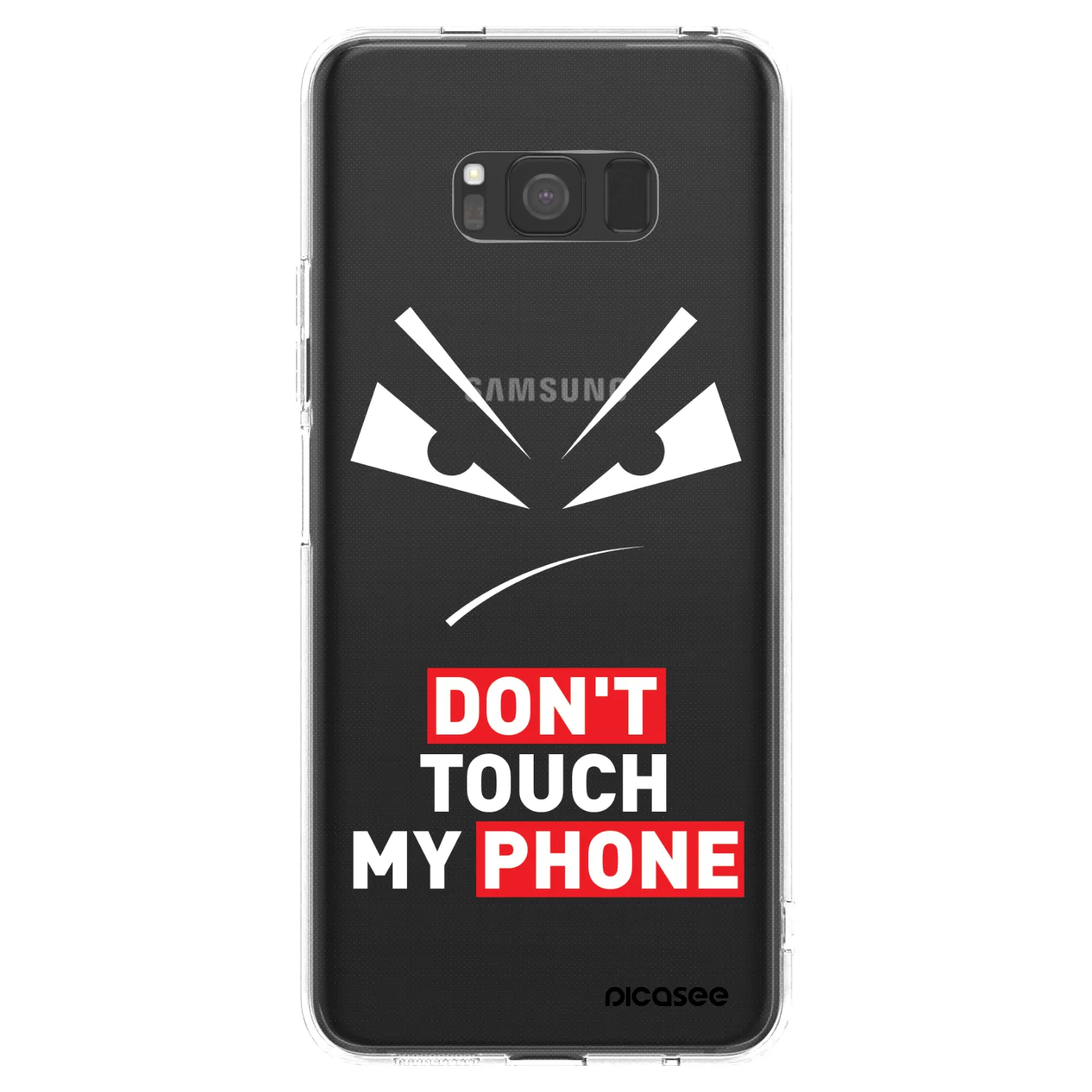Picasee husă transparentă din silicon pentru Samsung Galaxy S8 G950F - Evil Eye - Transparent