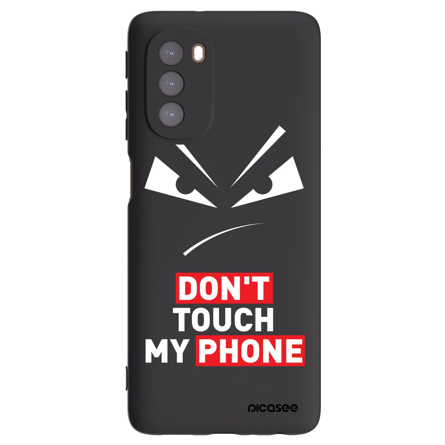 Picasee husă neagră din silicon pentru Motorola Moto G51 - Evil Eye - Transparent