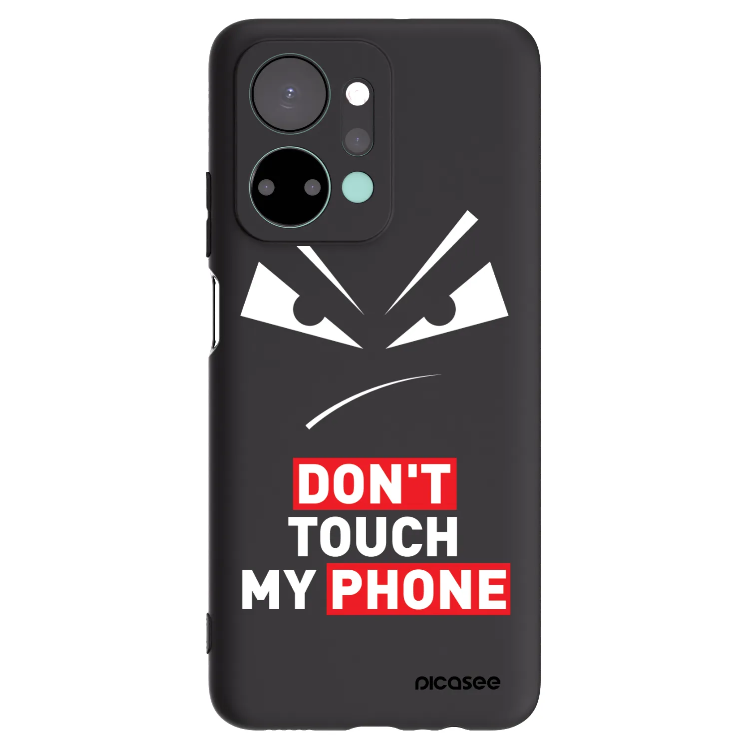 Picasee husă neagră din silicon pentru Honor X7a - Evil Eye - Transparent