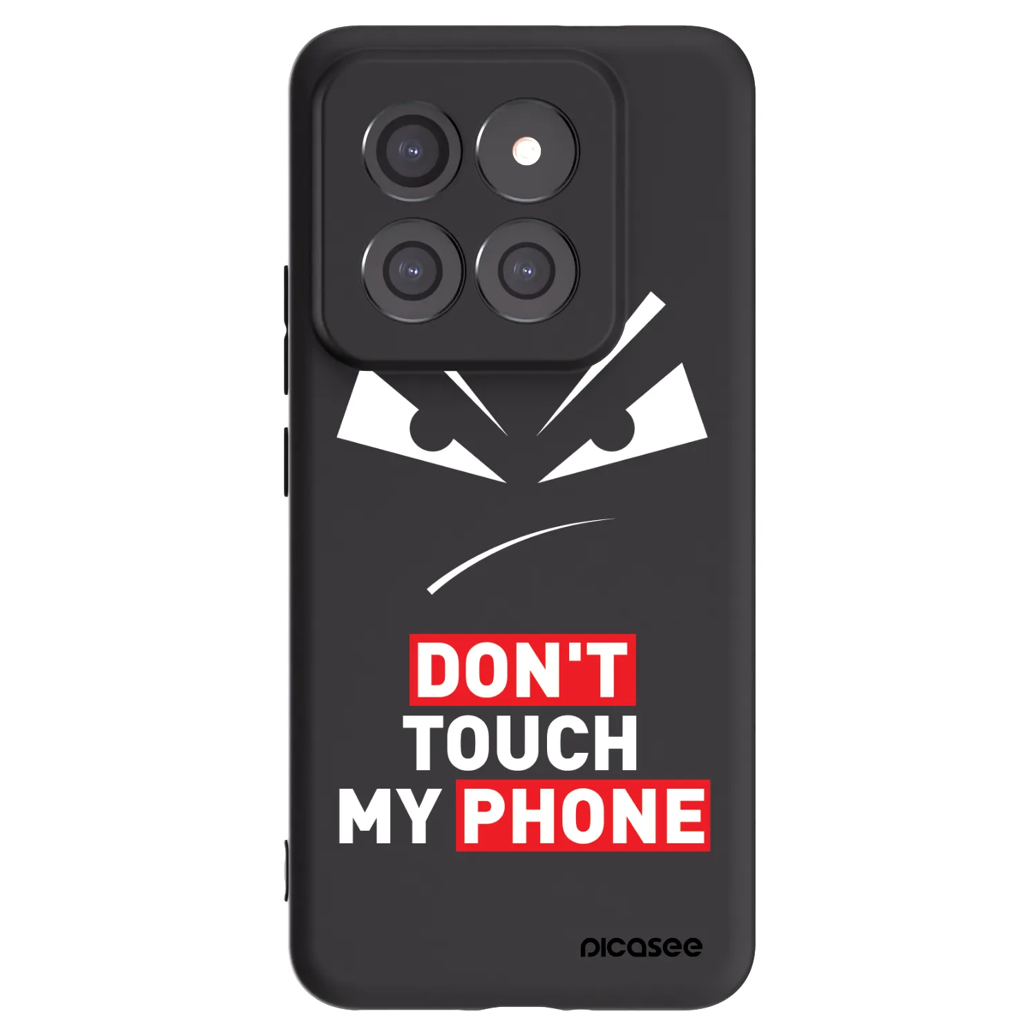 Picasee husă neagră din silicon pentru Xiaomi 14 Pro - Evil Eye - Transparent