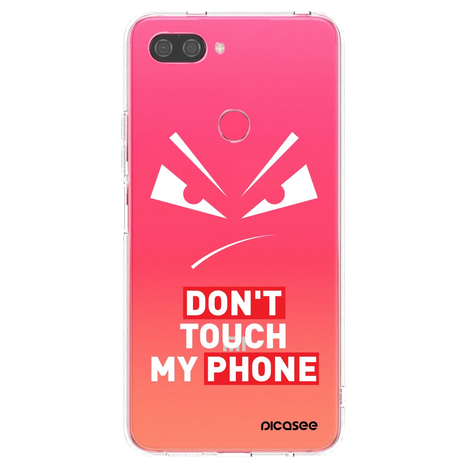 Picasee husă transparentă din silicon pentru Xiaomi Mi 8 Lite - Evil Eye - Transparent