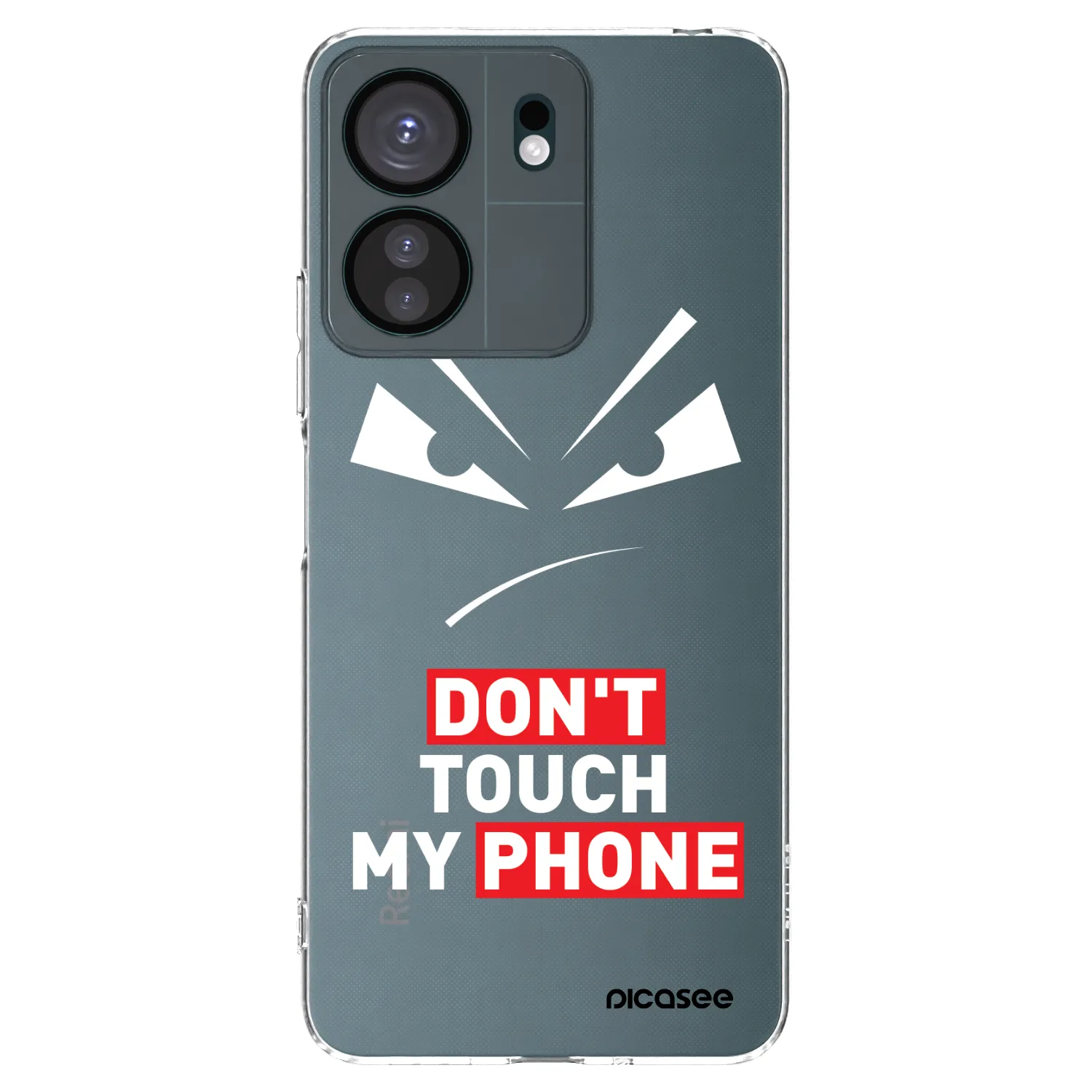 Picasee husă transparentă din silicon pentru Xiaomi Redmi 13C 4G - Evil Eye - Transparent