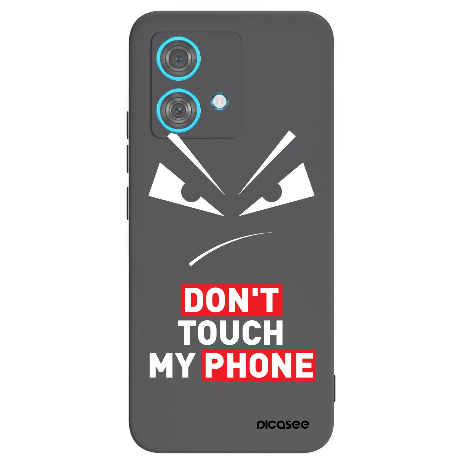 Picasee husă neagră din silicon pentru Motorola Edge 40 Neo - Evil Eye - Transparent
