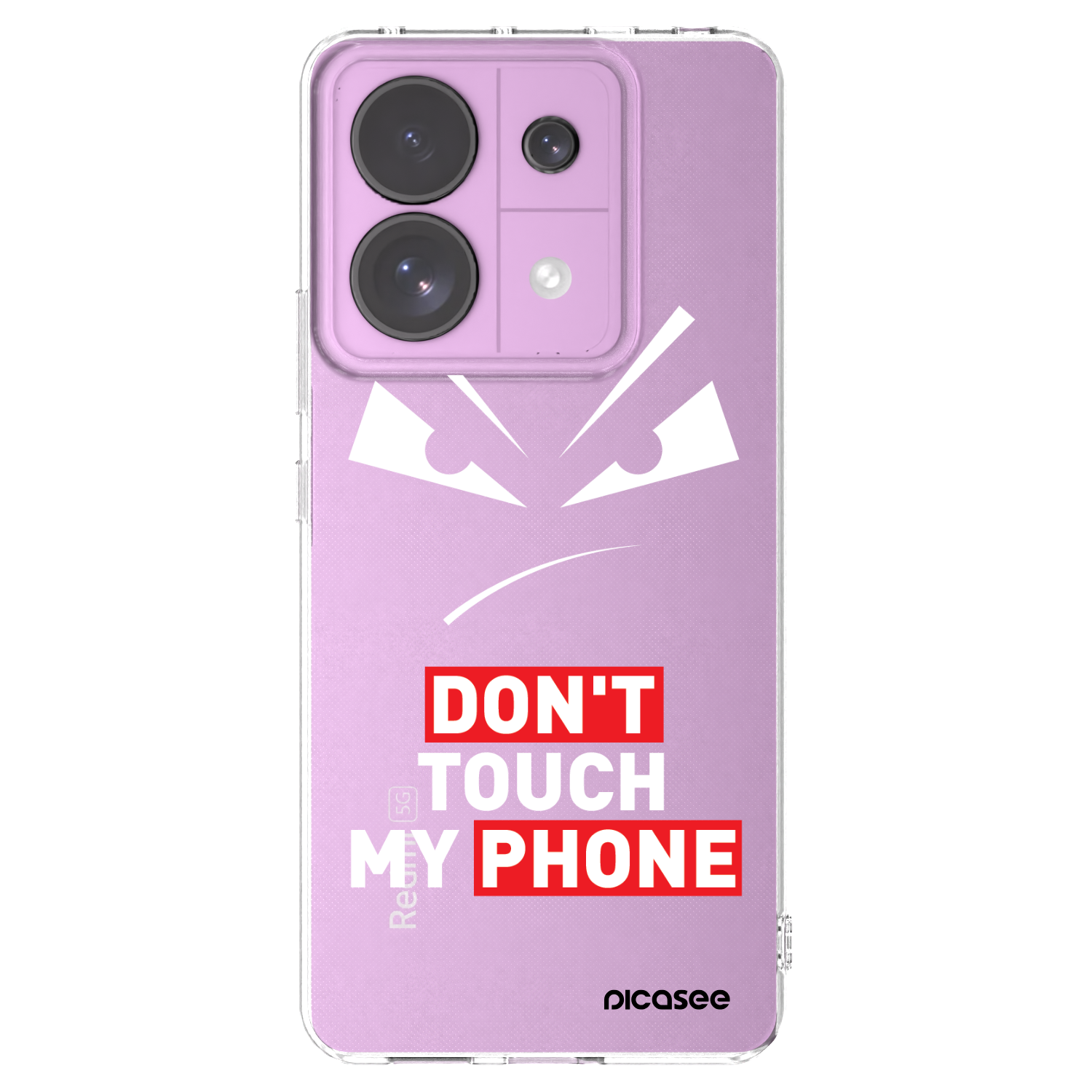 Picasee husă transparentă din silicon pentru Xiaomi Redmi Note 13 Pro 5G - Evil Eye - Transparent