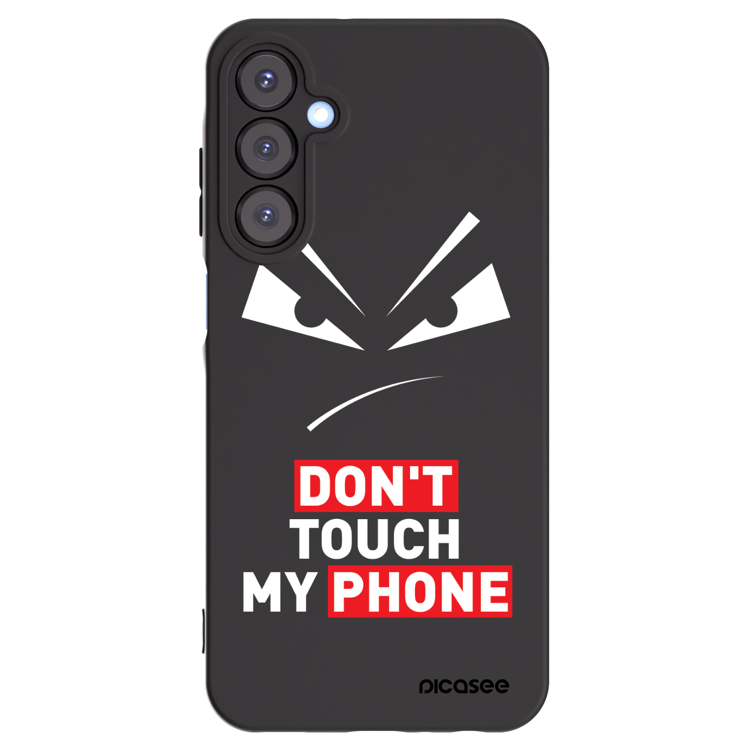 Picasee husă neagră din silicon pentru Samsung Galaxy A25 A256B 5G - Evil Eye - Transparent