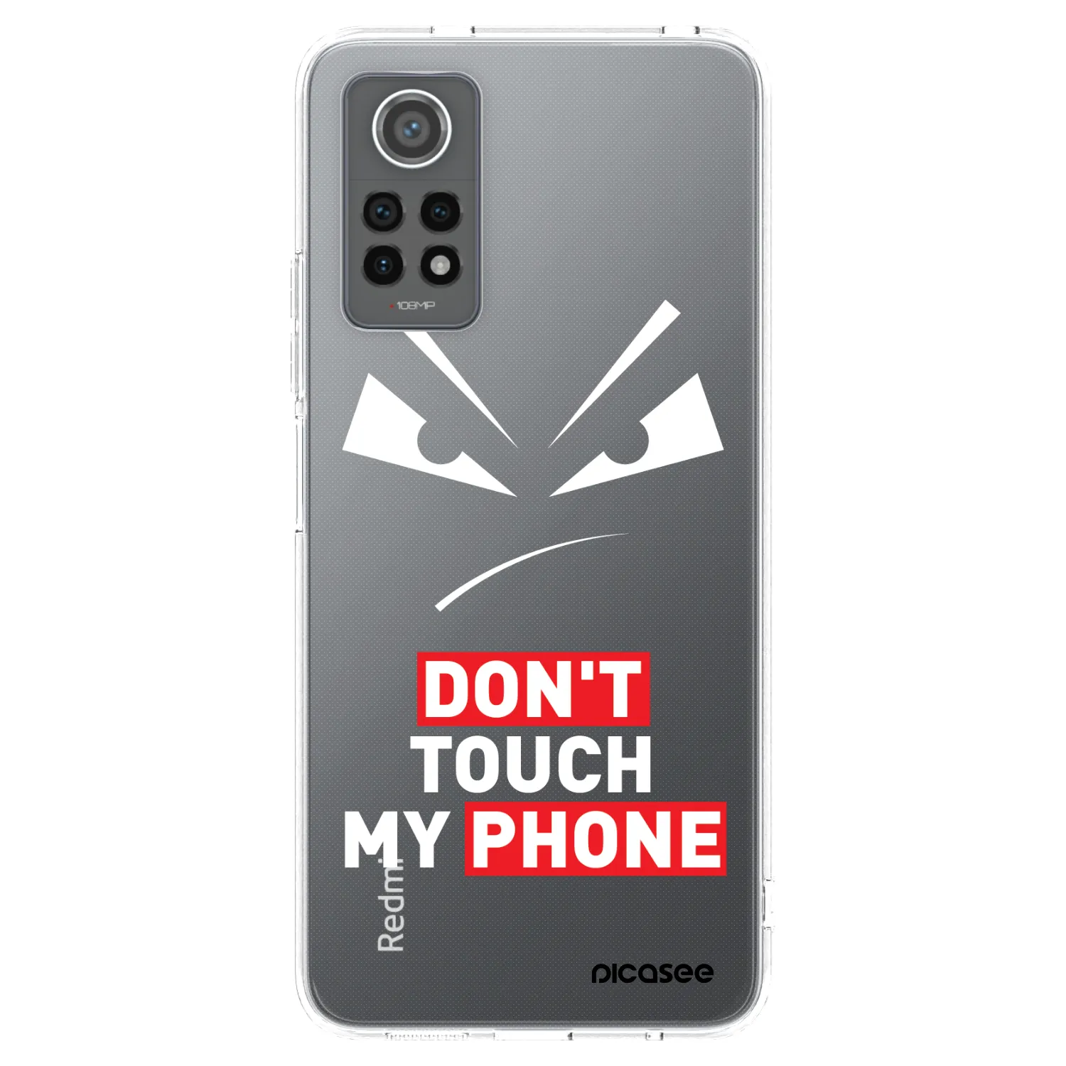 Picasee husă transparentă din silicon pentru Xiaomi Redmi Note 12 Pro 4G - Evil Eye - Transparent