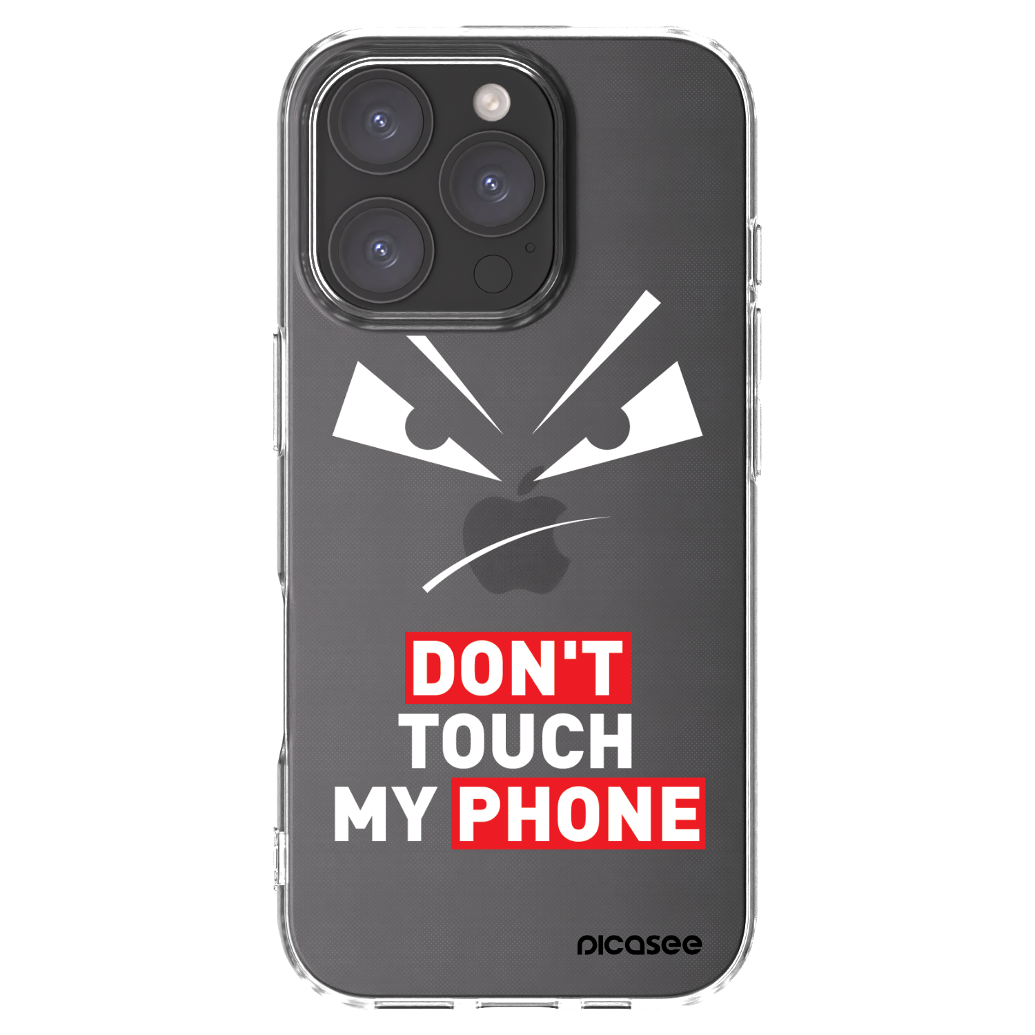 Picasee husă transparentă din silicon pentru Apple iPhone 16 Pro - Evil Eye - Transparent