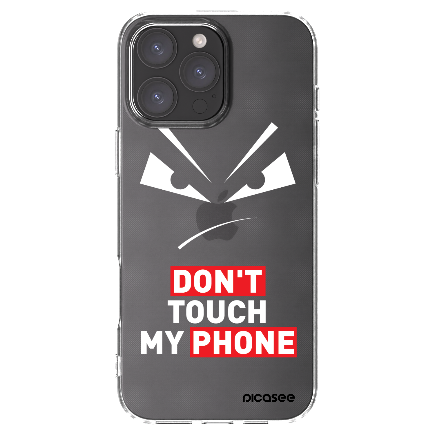 Picasee husă transparentă din silicon pentru Apple iPhone 16 Pro Max - Evil Eye - Transparent