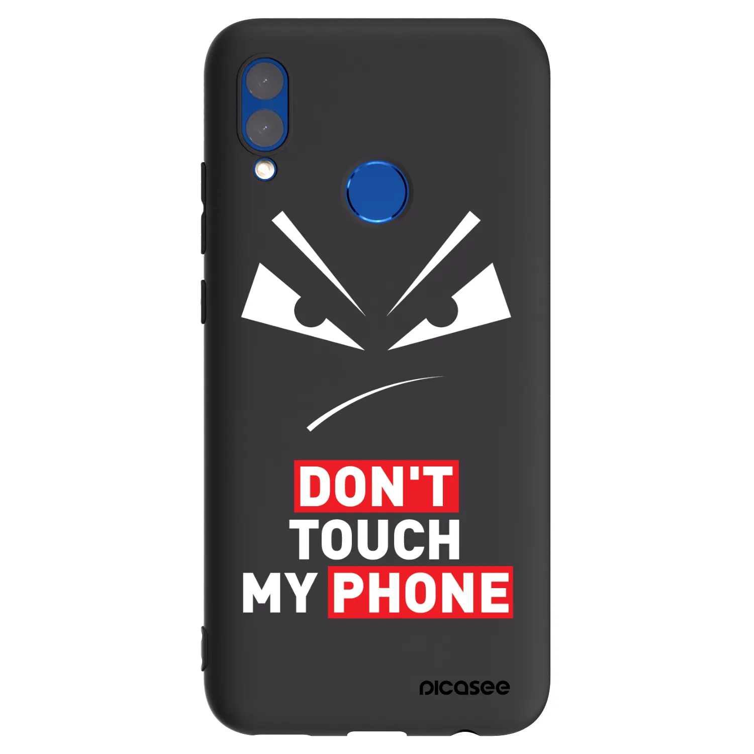 Picasee husă neagră din silicon pentru Honor 10 Lite - Evil Eye - Transparent
