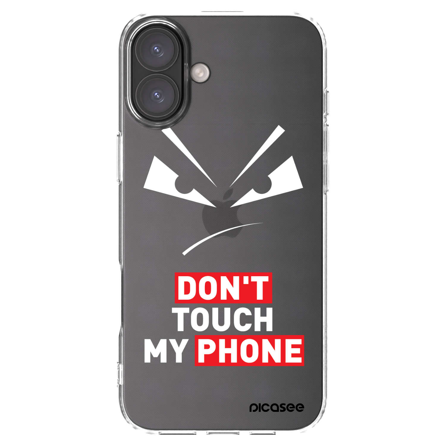 Picasee husă transparentă din silicon pentru Apple iPhone 16 Plus - Evil Eye - Transparent