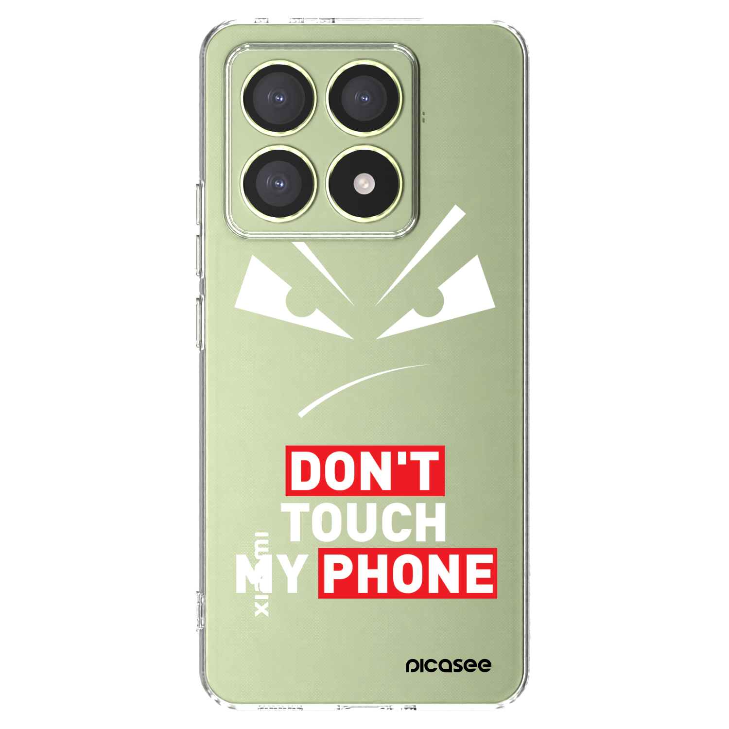 Picasee husă transparentă din silicon pentru Xiaomi 14T - Evil Eye - Transparent