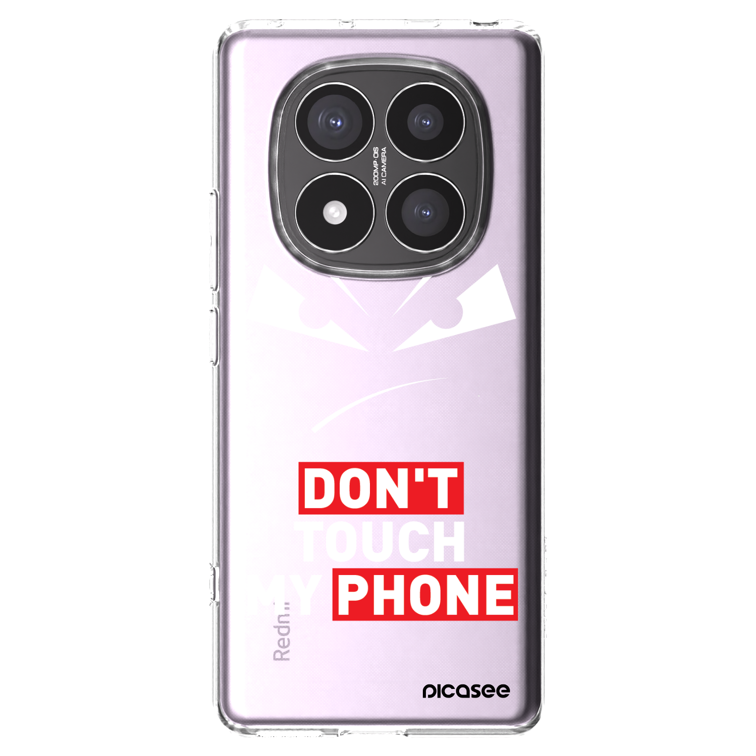 Picasee husă transparentă din silicon pentru Xiaomi Redmi Note 14 Pro+ 5G - Evil Eye - Transparent