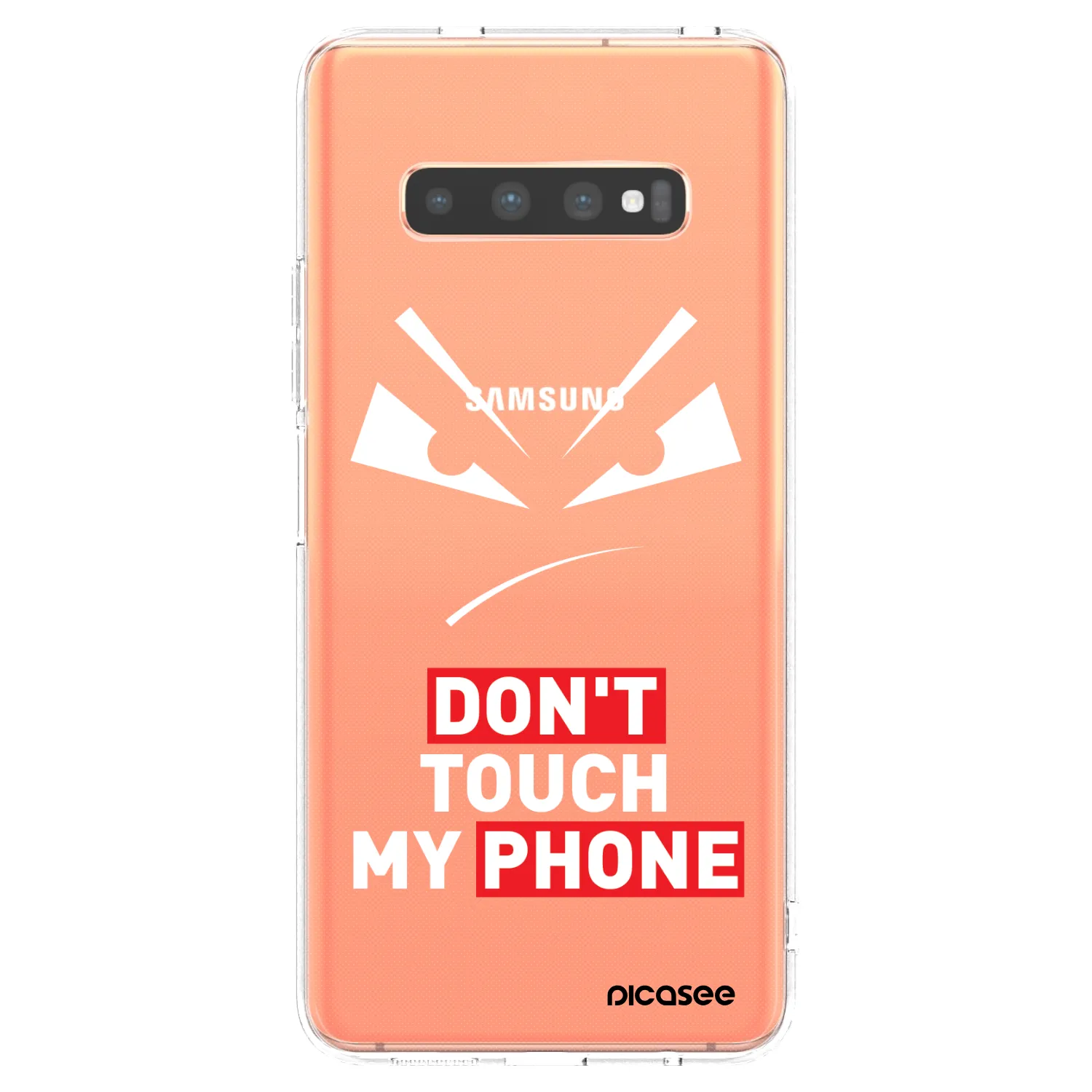 Picasee husă transparentă din silicon pentru Samsung Galaxy S10 Plus G975 - Evil Eye - Transparent