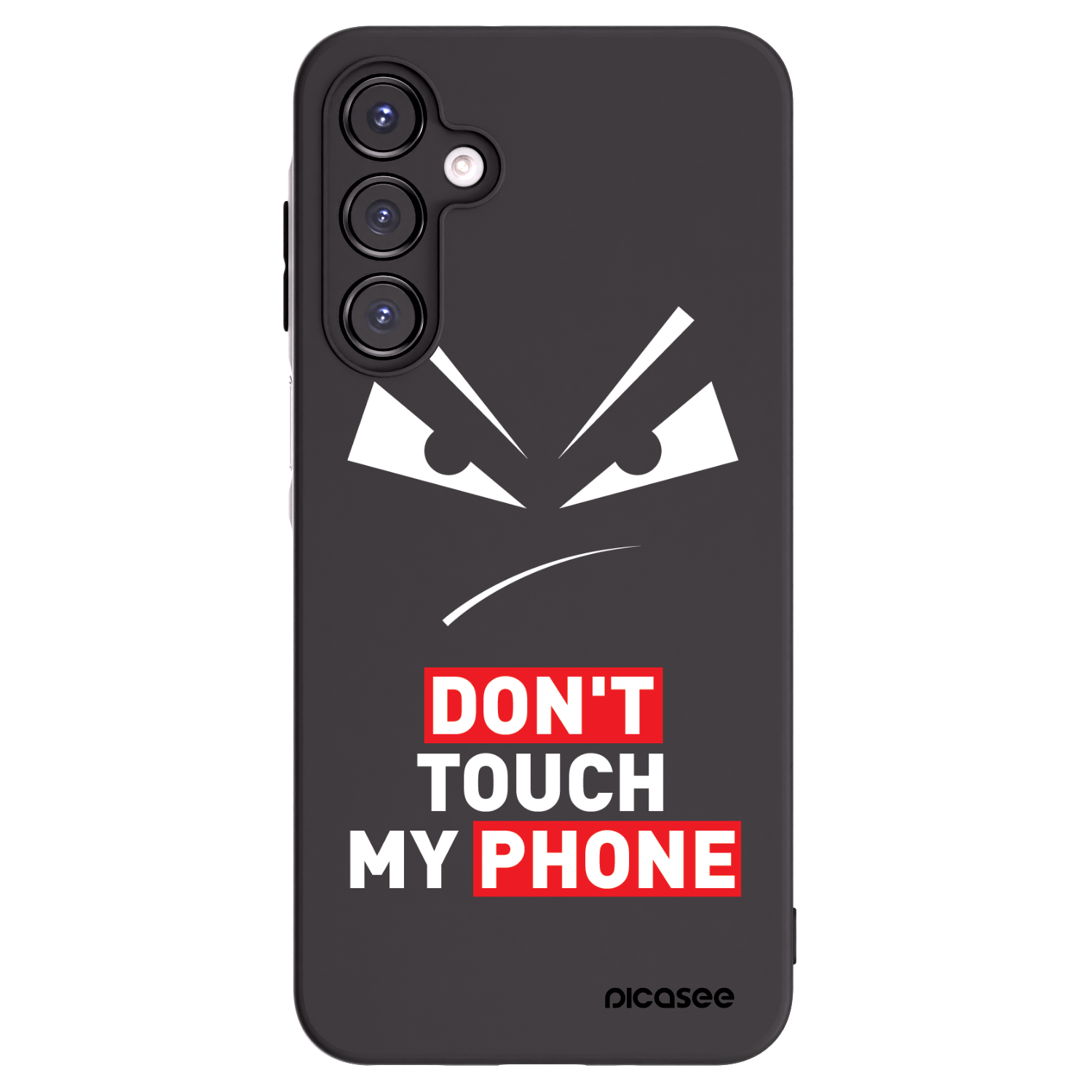 Picasee husă neagră din silicon pentru Samsung Galaxy A16 5G - Evil Eye - Transparent
