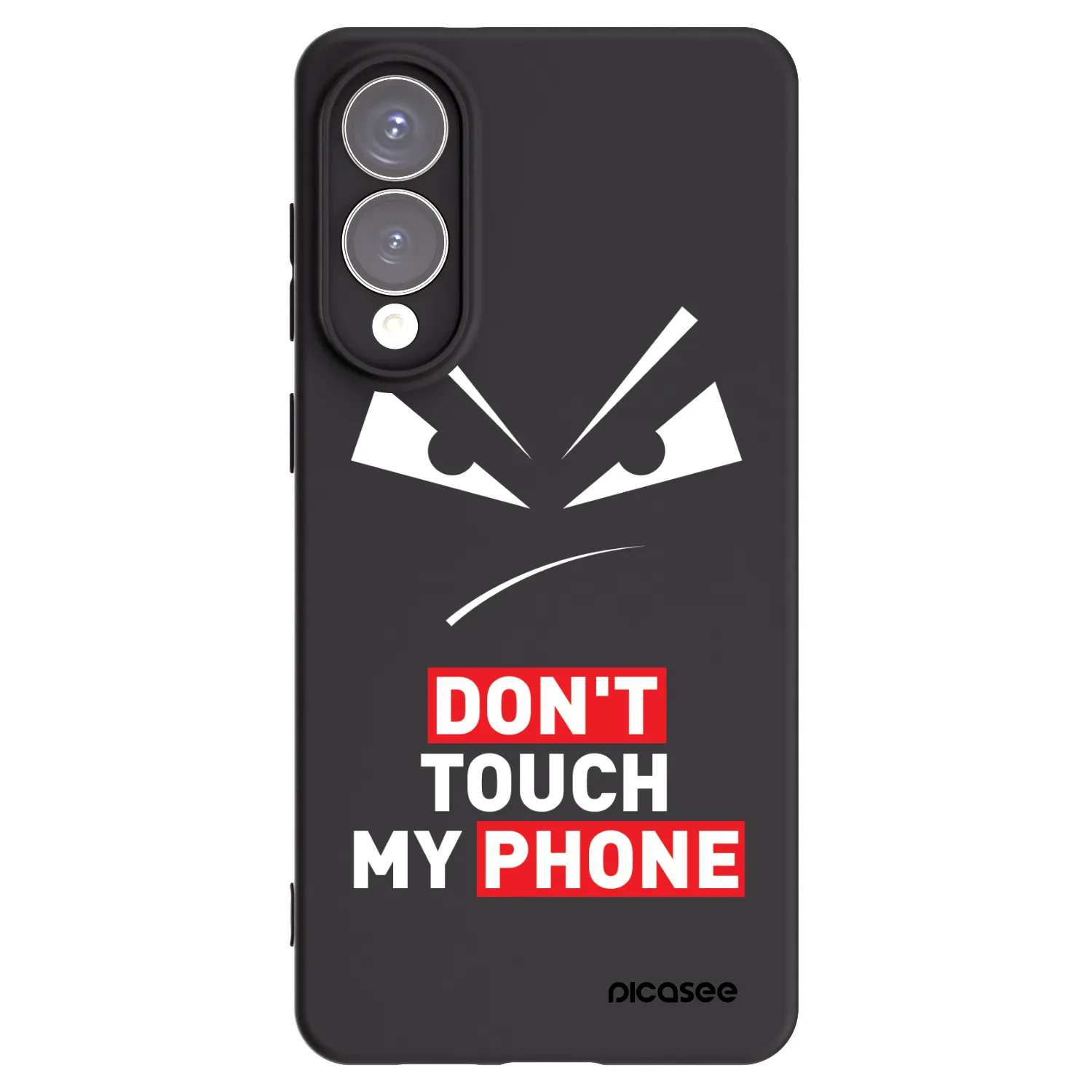 Picasee husă neagră din silicon pentru Samsung Galaxy S25 Edge 5G - Evil Eye - Transparent