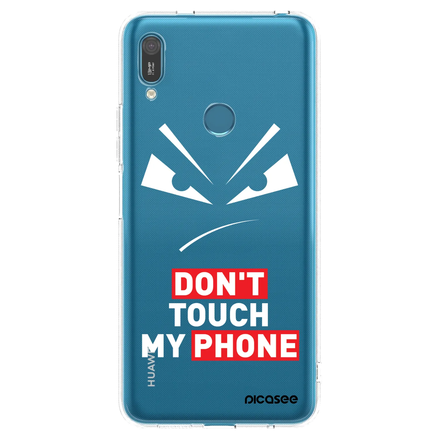Picasee husă transparentă din silicon pentru Huawei Y7 2019 - Evil Eye - Transparent