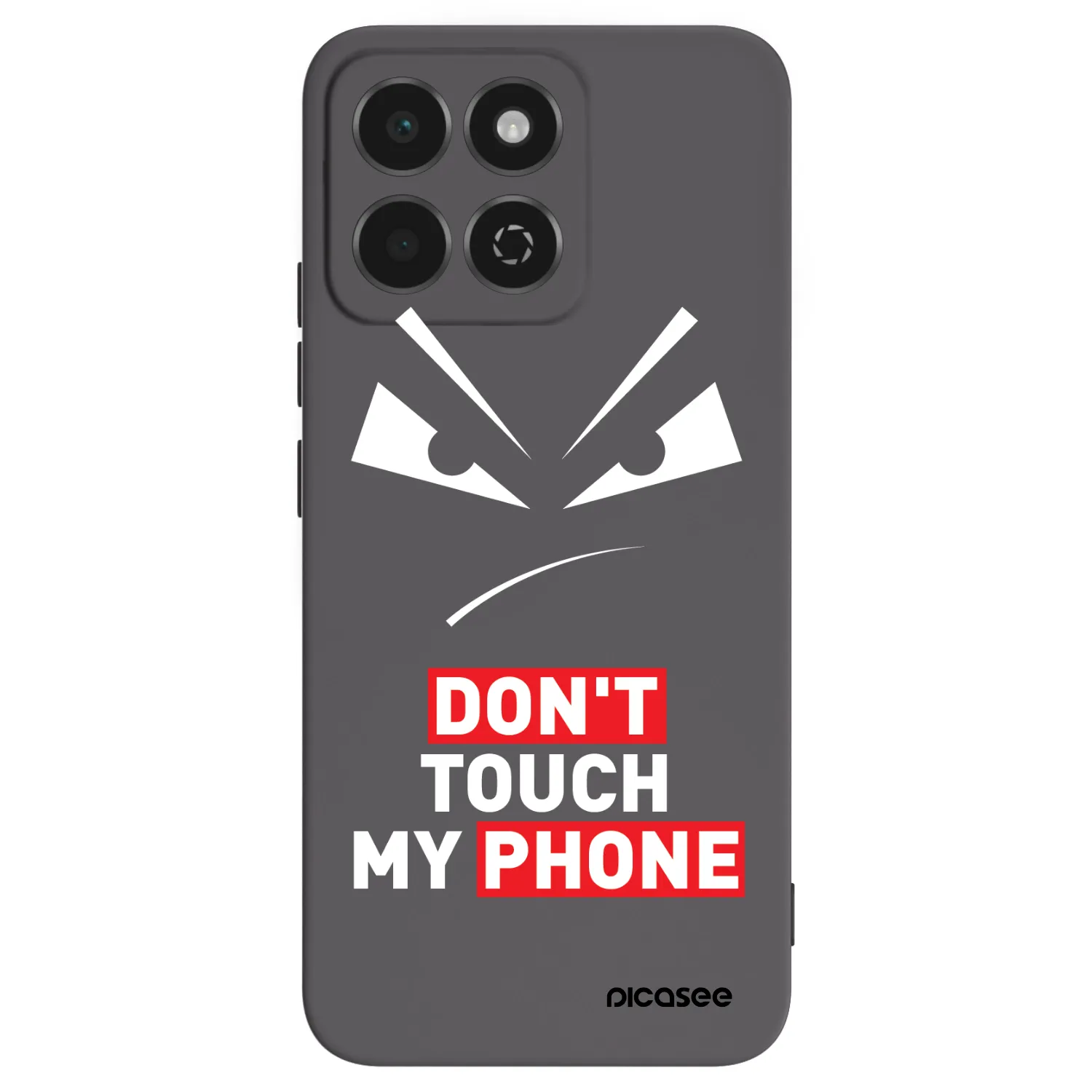 Picasee husă neagră din silicon pentru Honor 200 Smart 5G - Evil Eye - Transparent