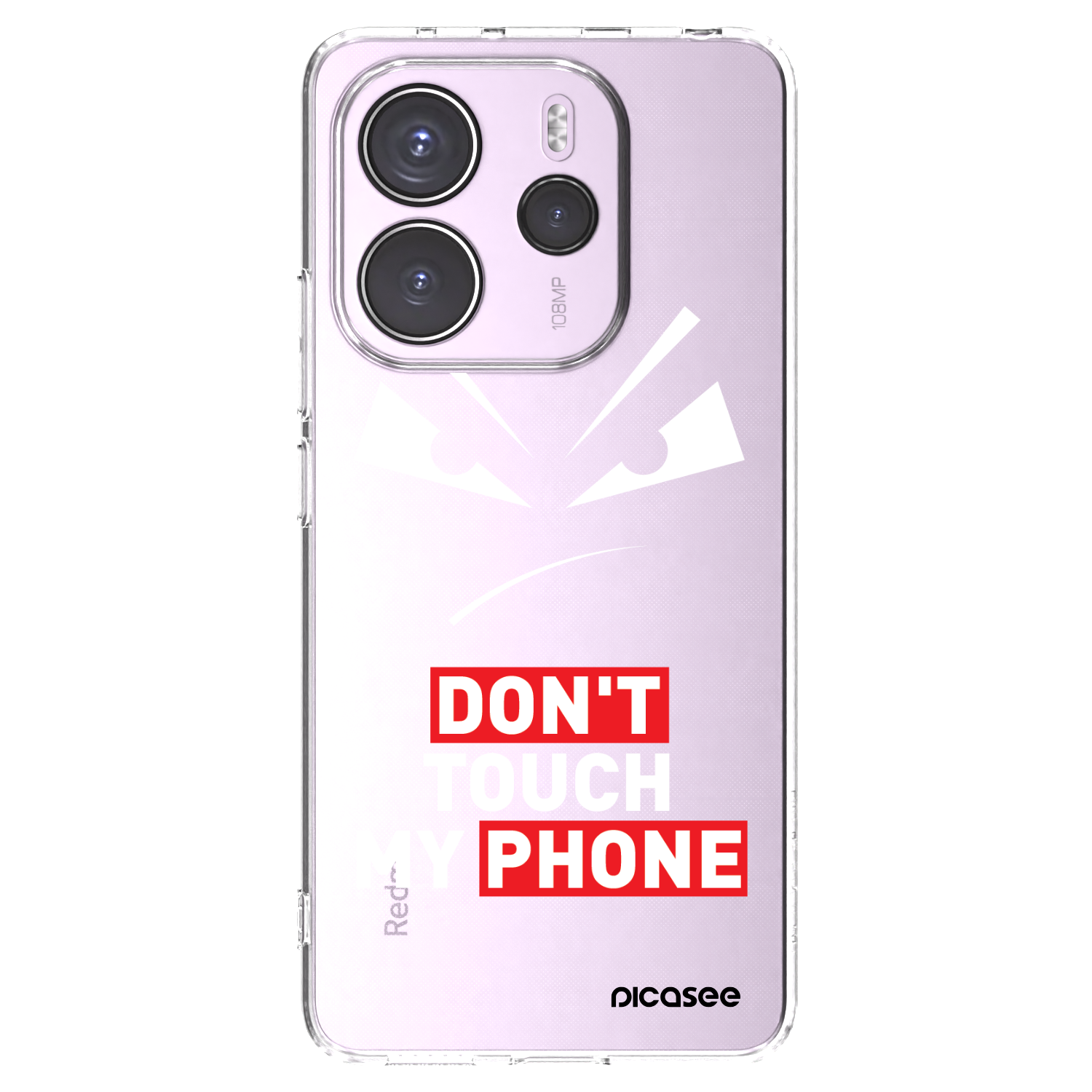 Picasee husă transparentă din silicon pentru Xiaomi Redmi Note 14 4G - Evil Eye - Transparent