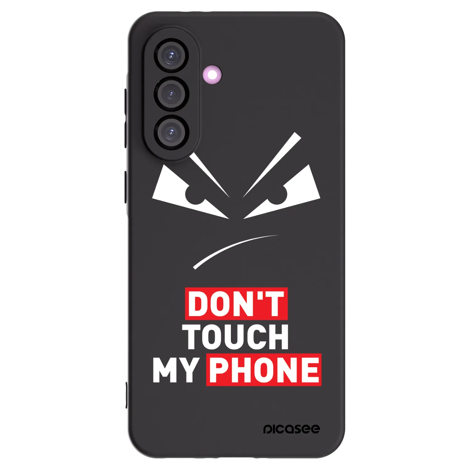 Picasee husă neagră din silicon pentru Samsung Galaxy A56 5G A566B - Evil Eye - Transparent