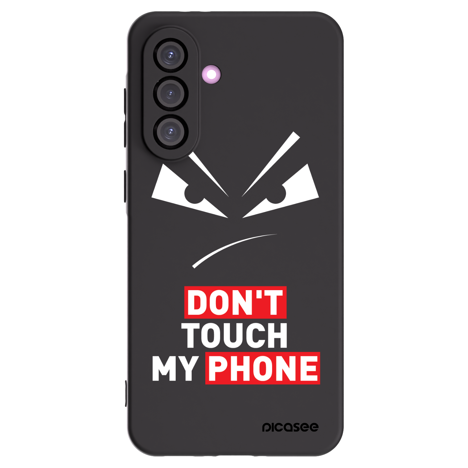 Picasee husă neagră din silicon pentru Samsung Galaxy A36 5G - Evil Eye - Transparent