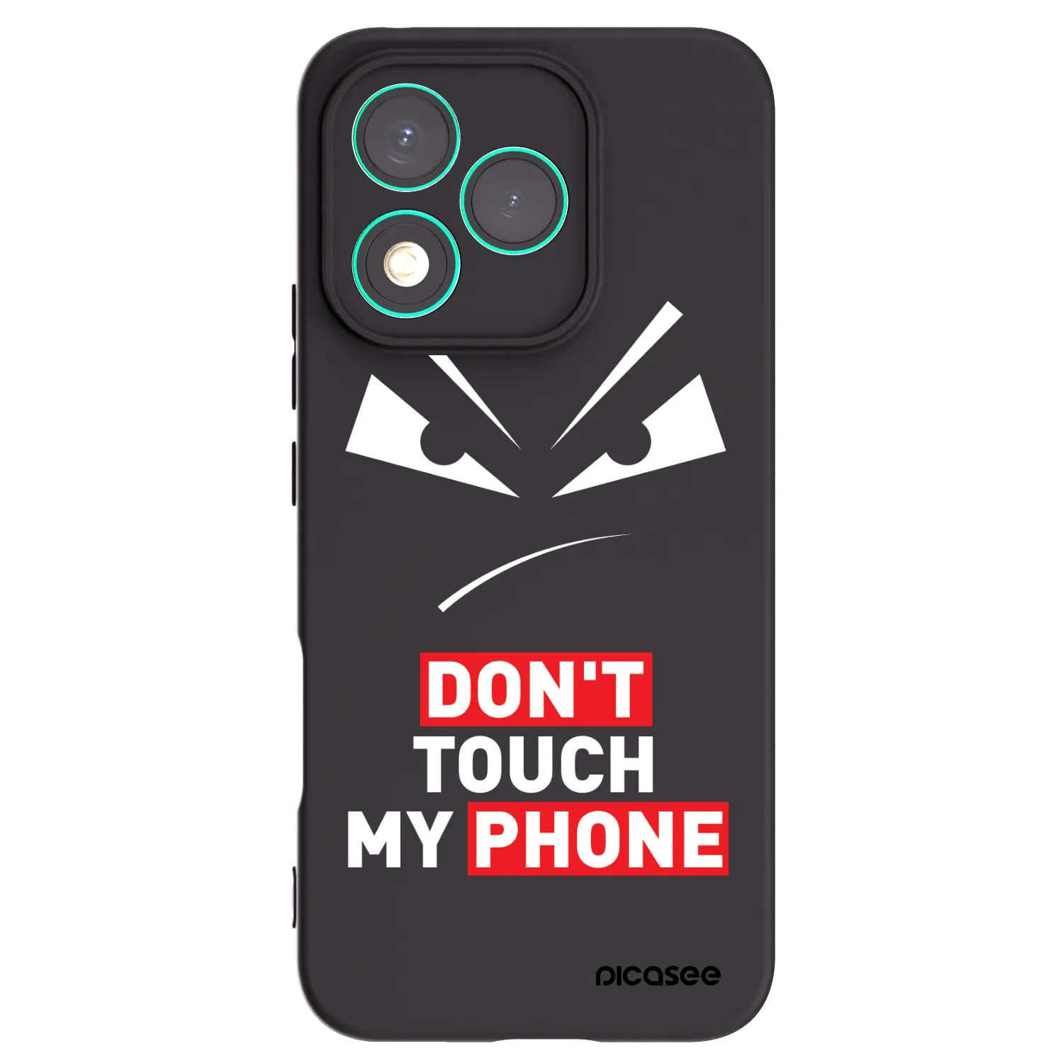 Picasee husă neagră din silicon pentru Honor 400 Lite 5G - Evil Eye - Transparent