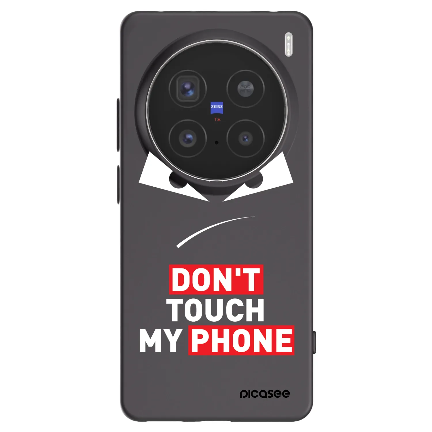 Picasee husă neagră din silicon pentru Vivo X200 Pro - Evil Eye - Transparent