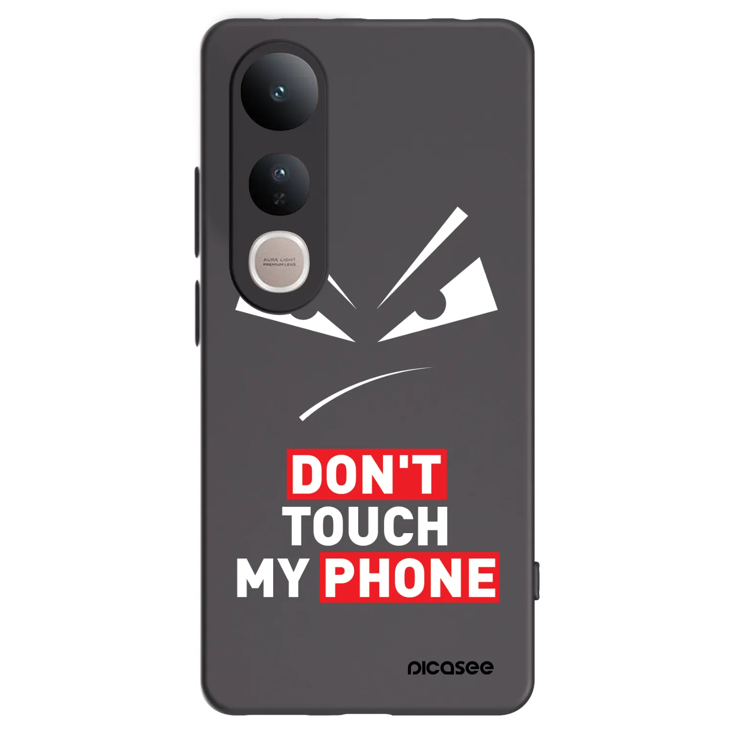 Picasee husă neagră din silicon pentru Vivo V50 Lite 5G - Evil Eye - Transparent