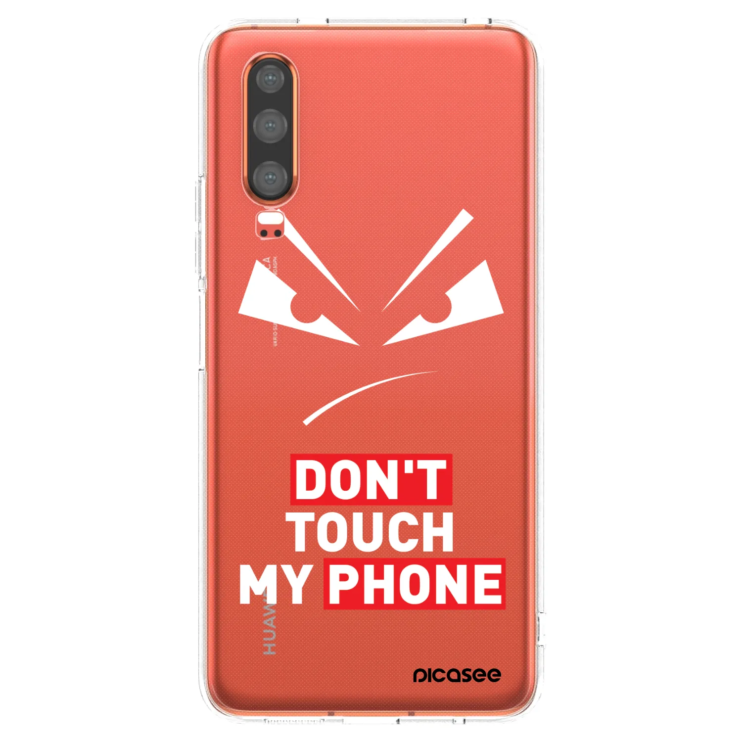 Picasee husă transparentă din silicon pentru Huawei P30 - Evil Eye - Transparent