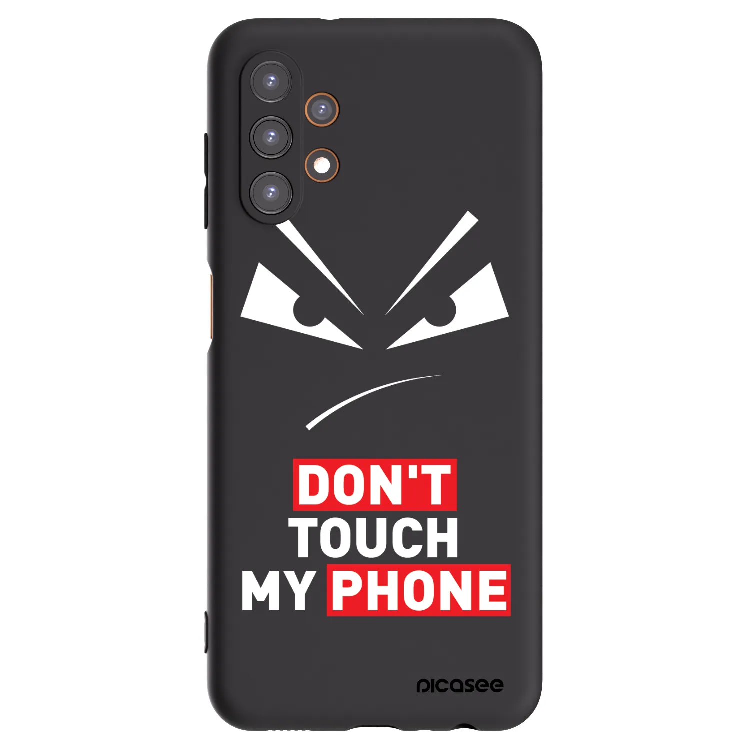 Picasee husă neagră din silicon pentru Samsung Galaxy A13 5G - Evil Eye - Transparent