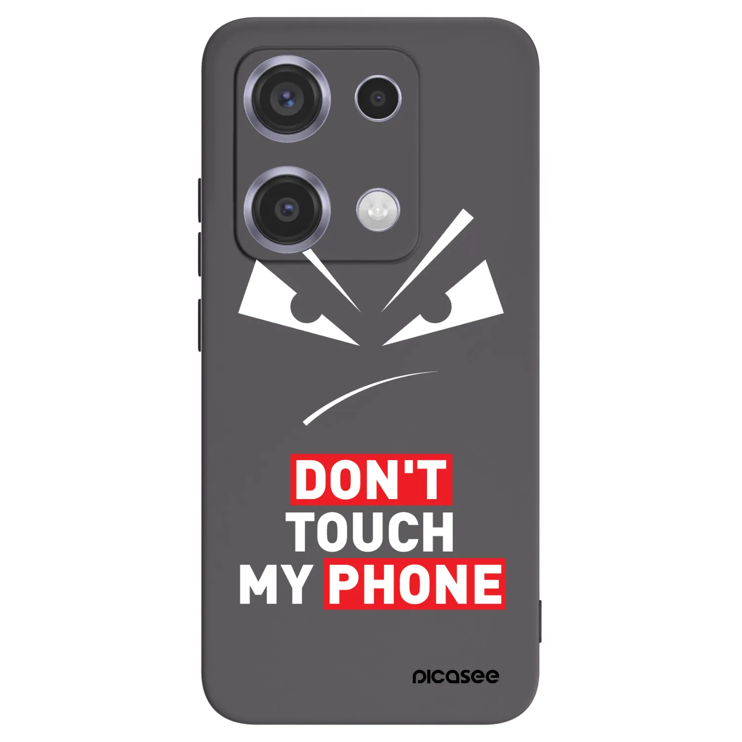 Picasee husă neagră din silicon pentru Xiaomi Redmi Note 14S - Evil Eye - Transparent