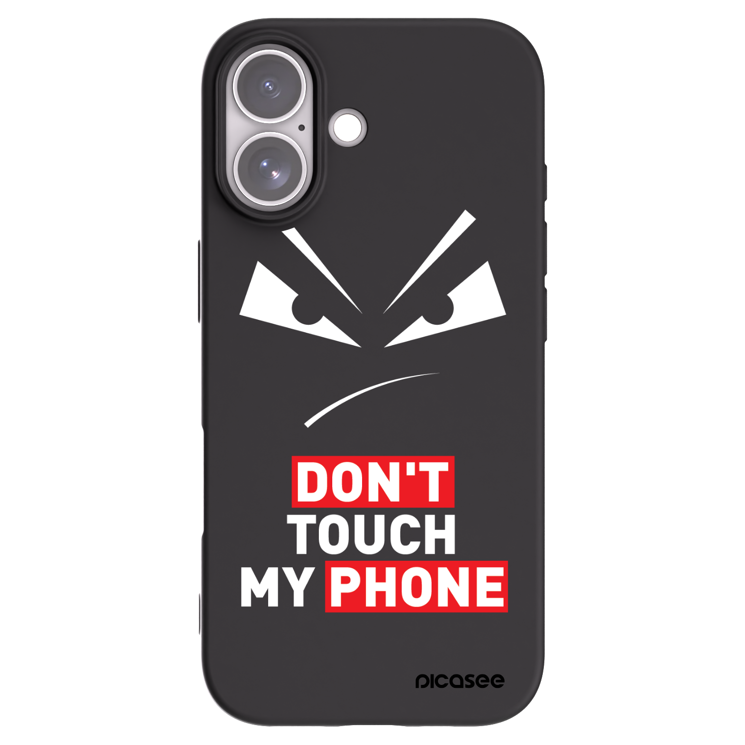 Picasee husă neagră din silicon pentru Apple iPhone 17 - Evil Eye - Transparent