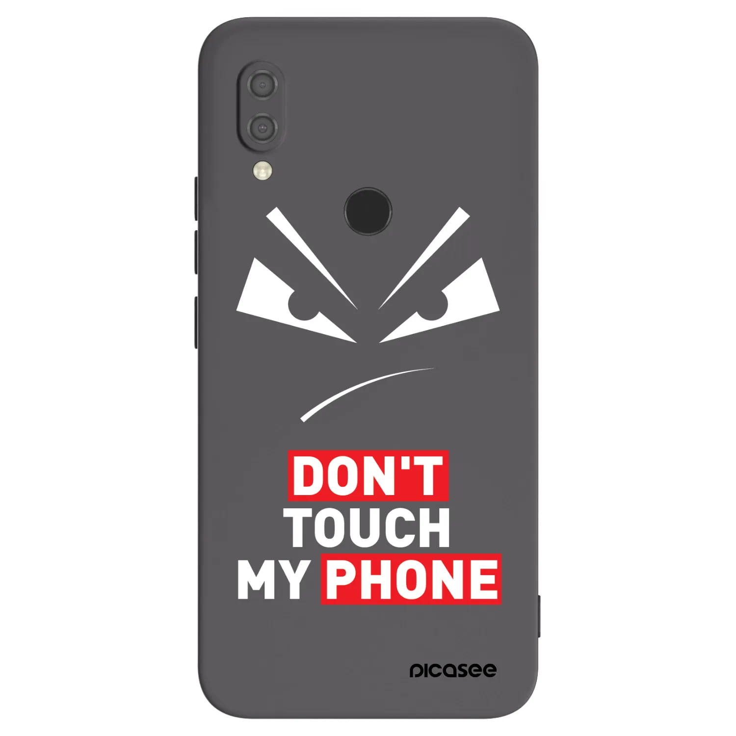 Picasee husă neagră din silicon pentru Xiaomi Redmi 7 - Evil Eye - Transparent