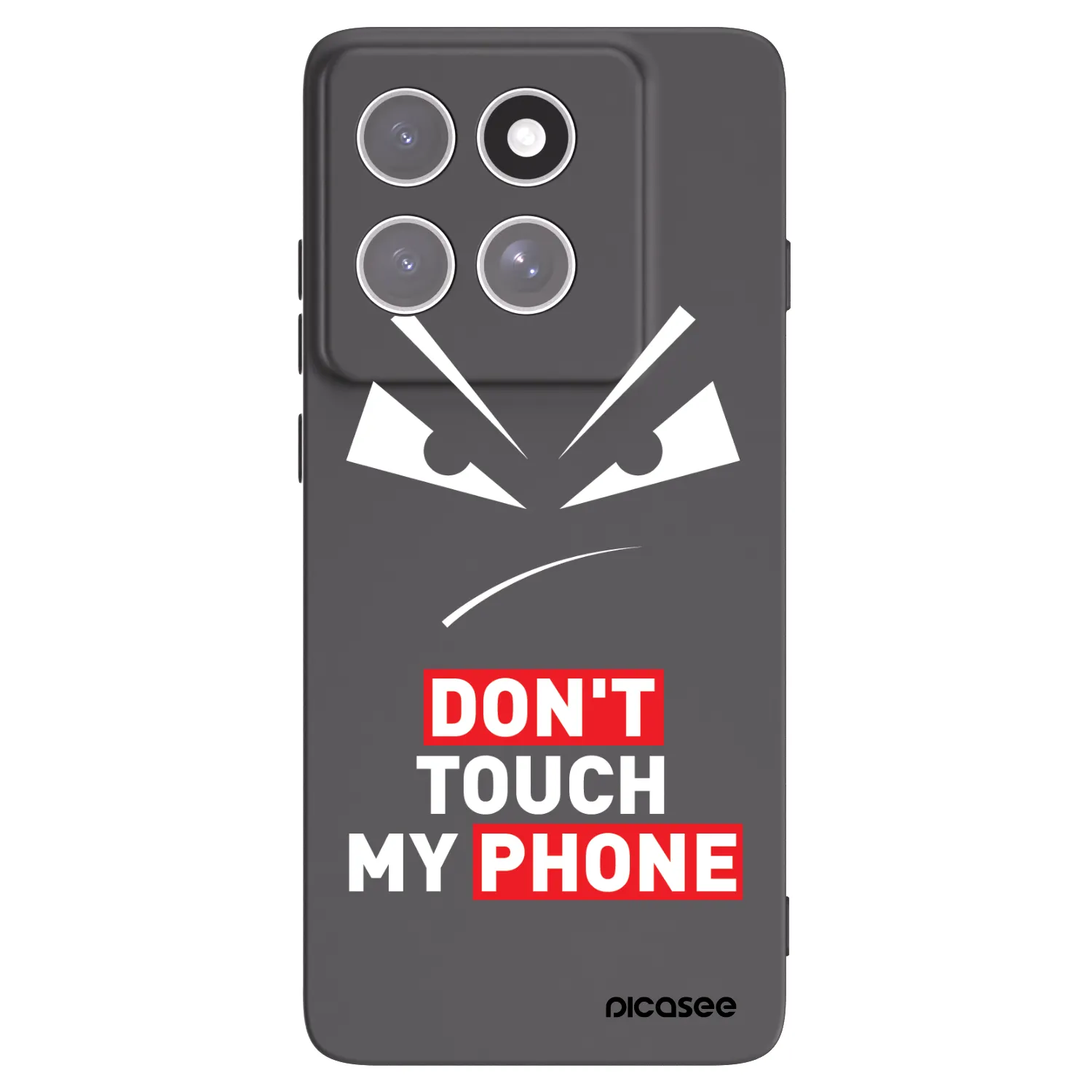 Picasee husă neagră din silicon pentru Motorola Edge 60 Pro - Evil Eye - Transparent