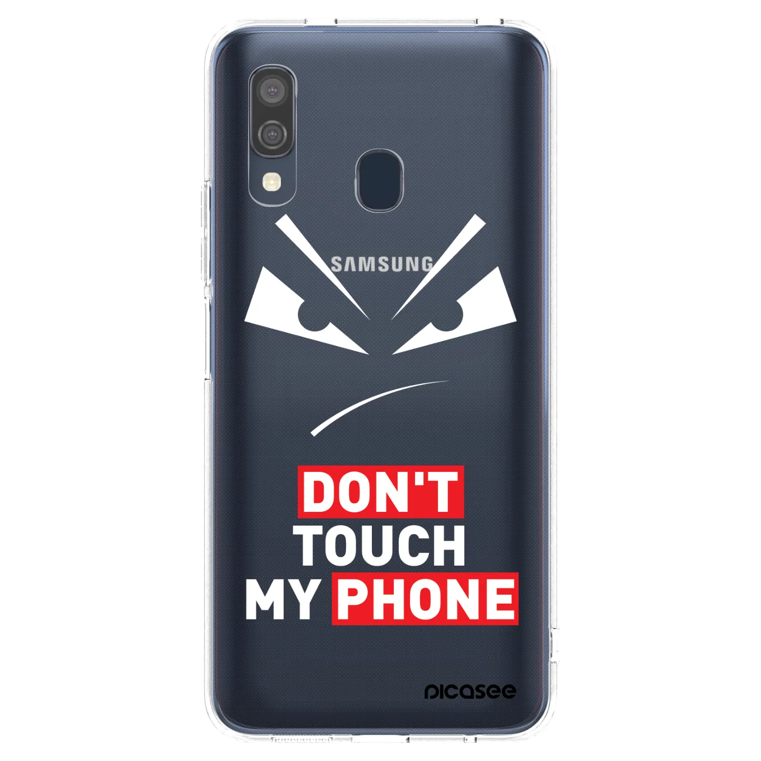 Picasee husă transparentă din silicon pentru Samsung Galaxy A40 A405F - Evil Eye - Transparent