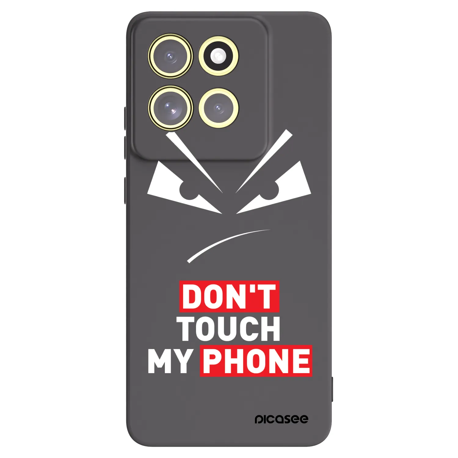 Picasee husă neagră din silicon pentru Motorola Moto G86 5G - Evil Eye - Transparent