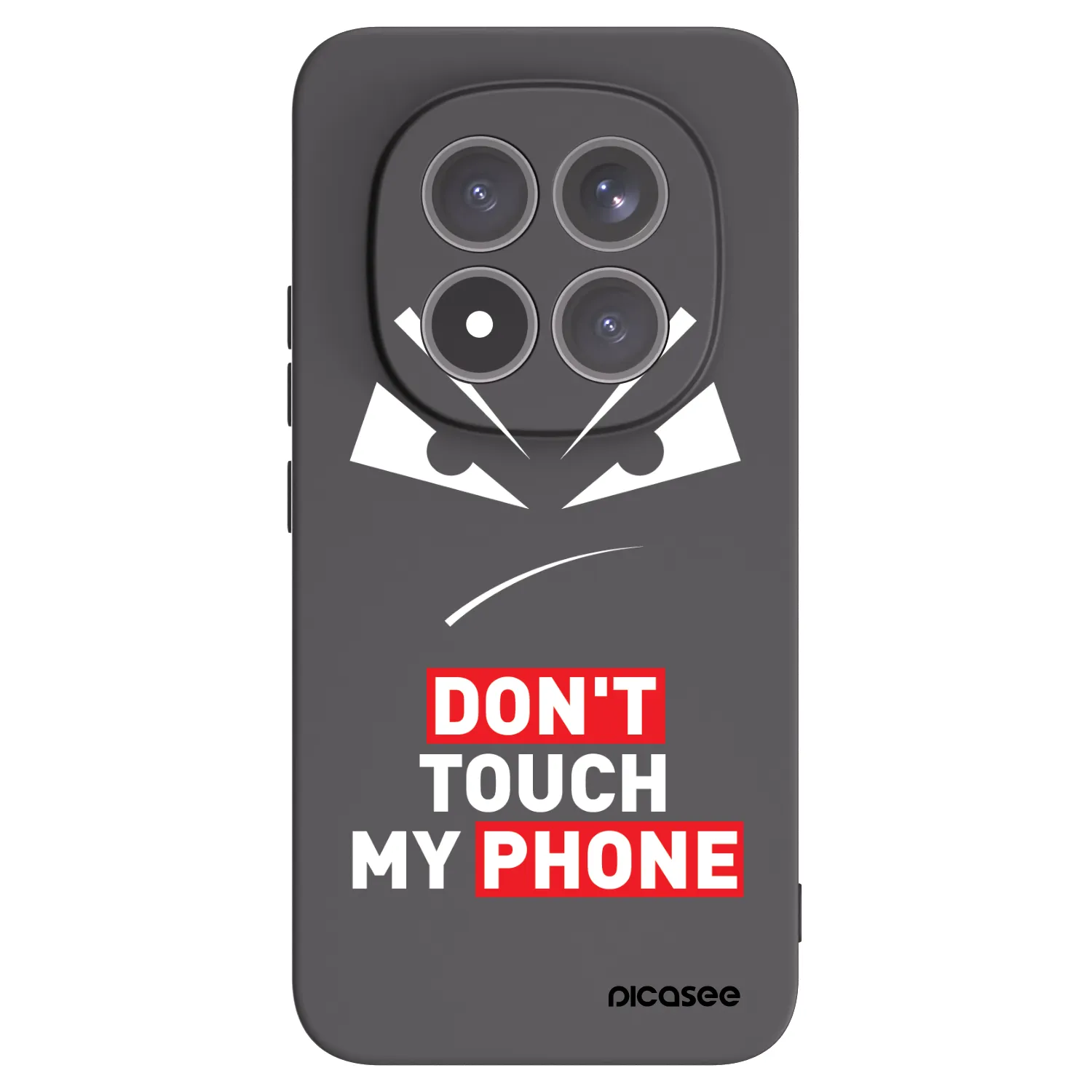 Picasee husă neagră din silicon pentru Xiaomi Redmi Note 15 Pro+ - Evil Eye - Transparent