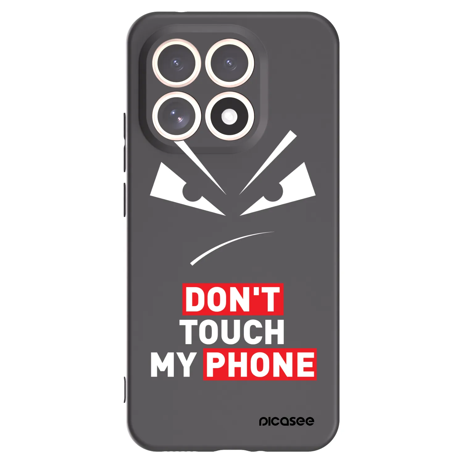 Picasee husă neagră din silicon pentru Xiaomi 15T - Evil Eye - Transparent