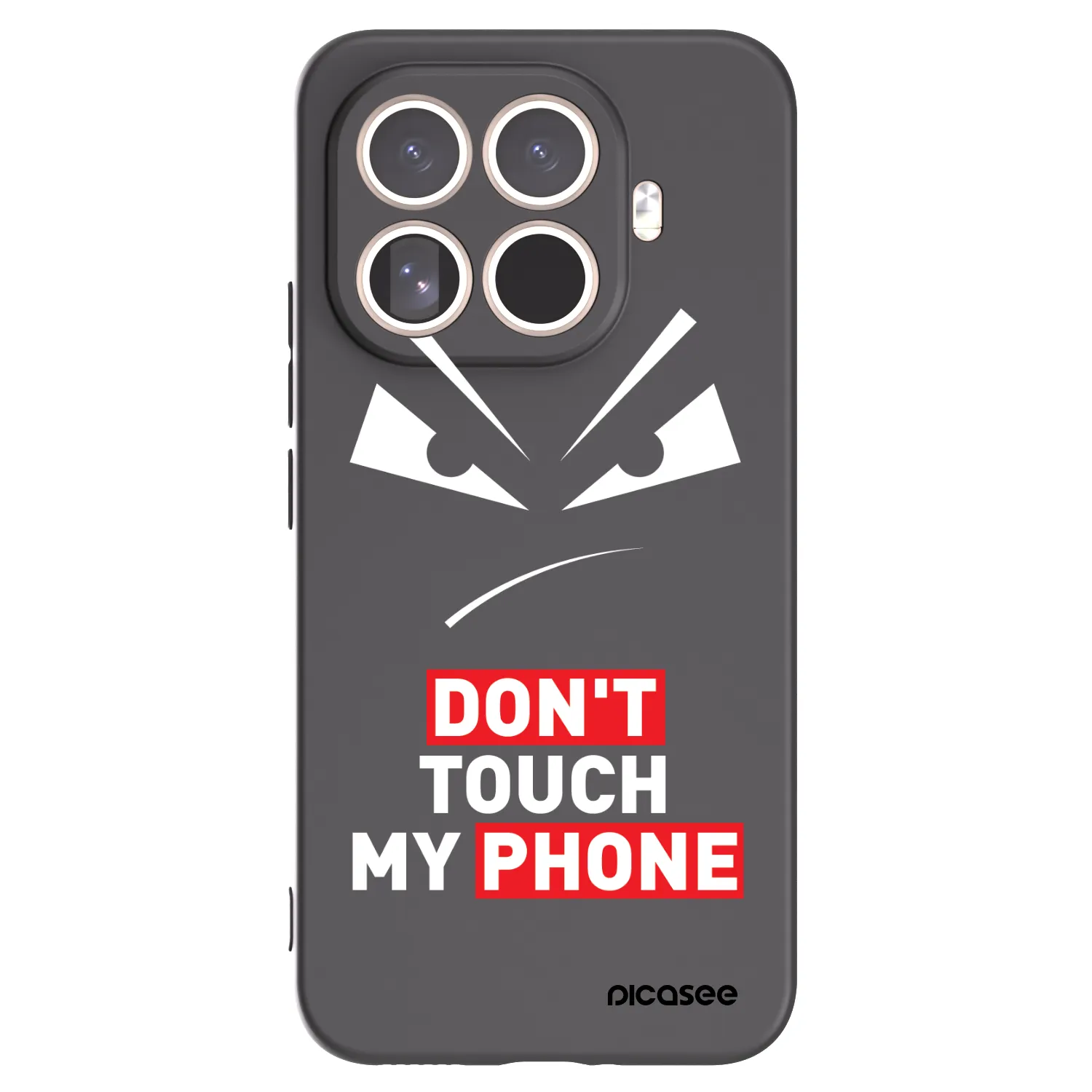 Picasee husă neagră din silicon pentru Xiaomi 15T Pro - Evil Eye - Transparent