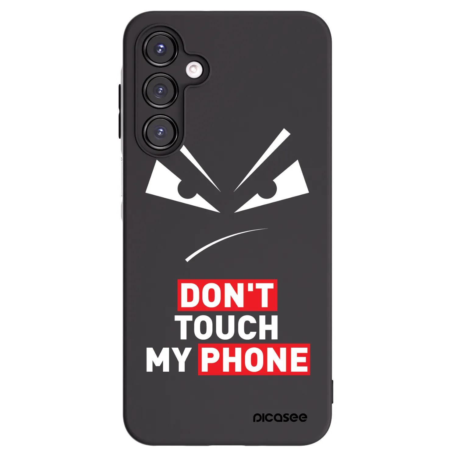 Picasee husă neagră din silicon pentru Samsung Galaxy A16 4G - Evil Eye - Transparent