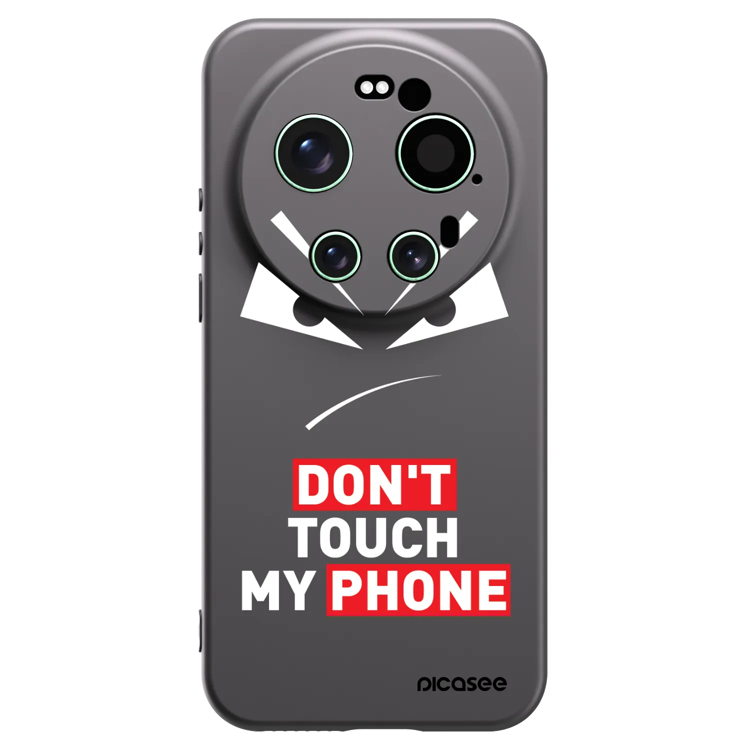 Picasee husă neagră din silicon pentru Xiaomi 17 Ultra - Evil Eye - Transparent