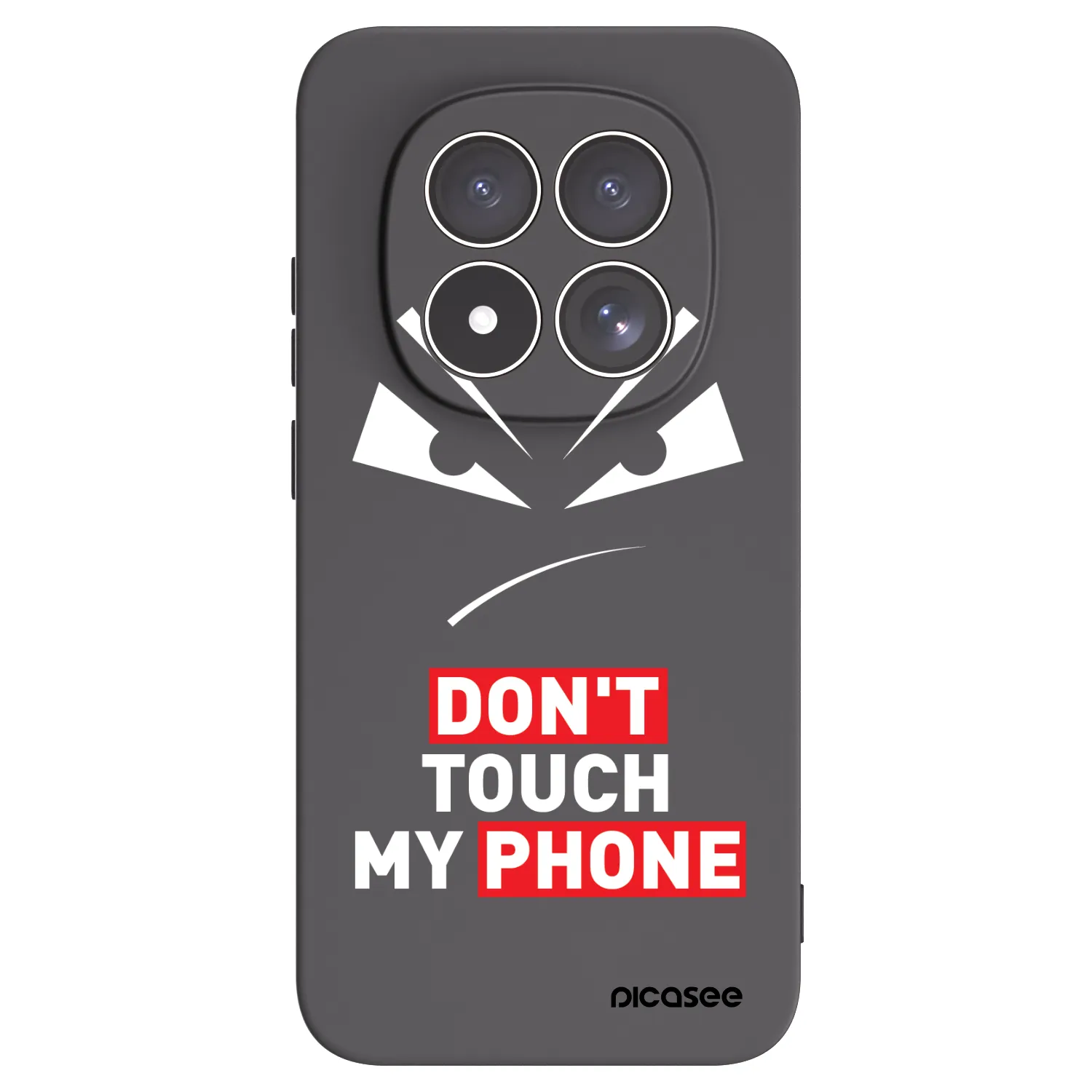 Picasee husă neagră din silicon pentru Xiaomi Redmi Note 15 Pro 5G - Evil Eye - Transparent