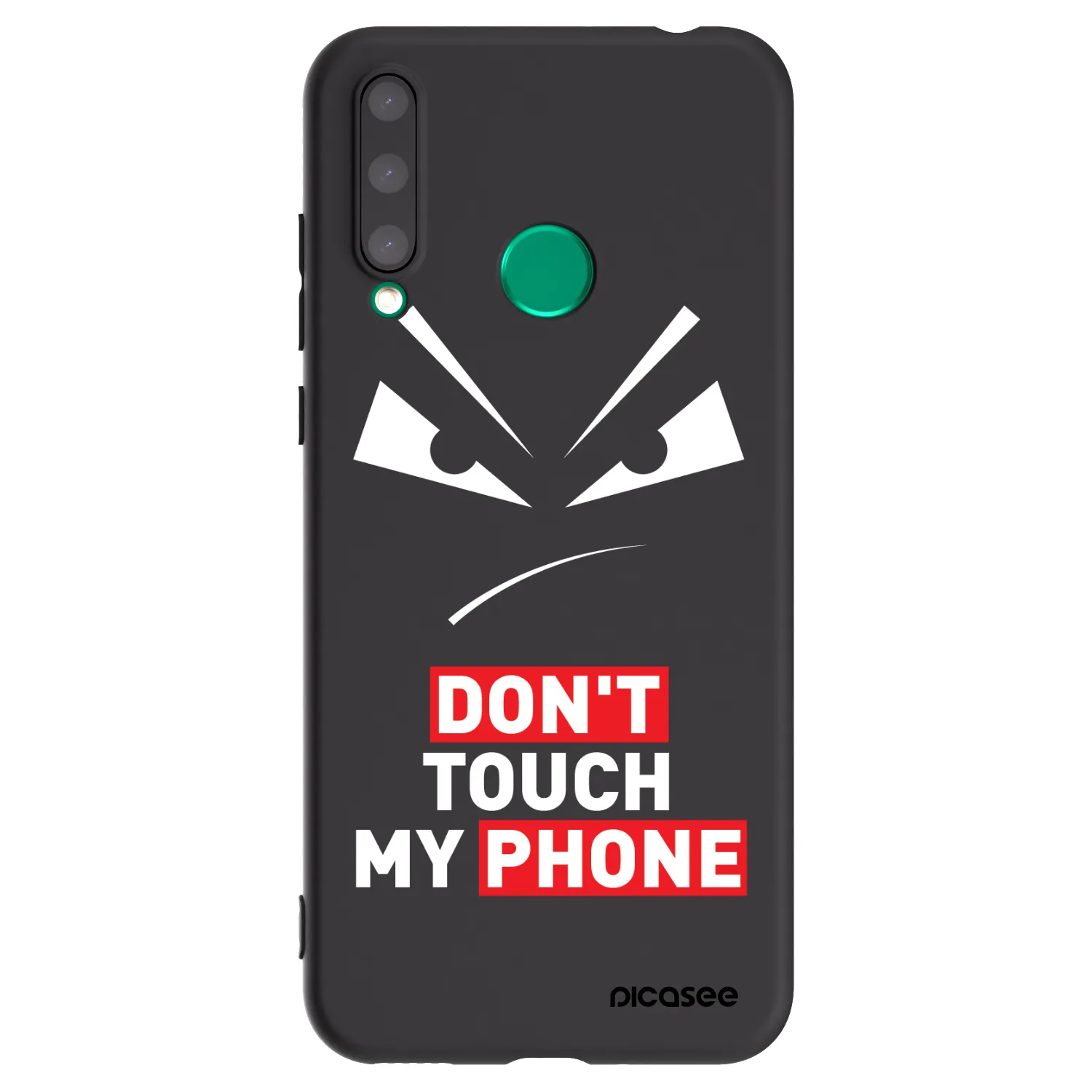 Picasee husă neagră din silicon pentru Honor 20 Lite - Evil Eye - Transparent