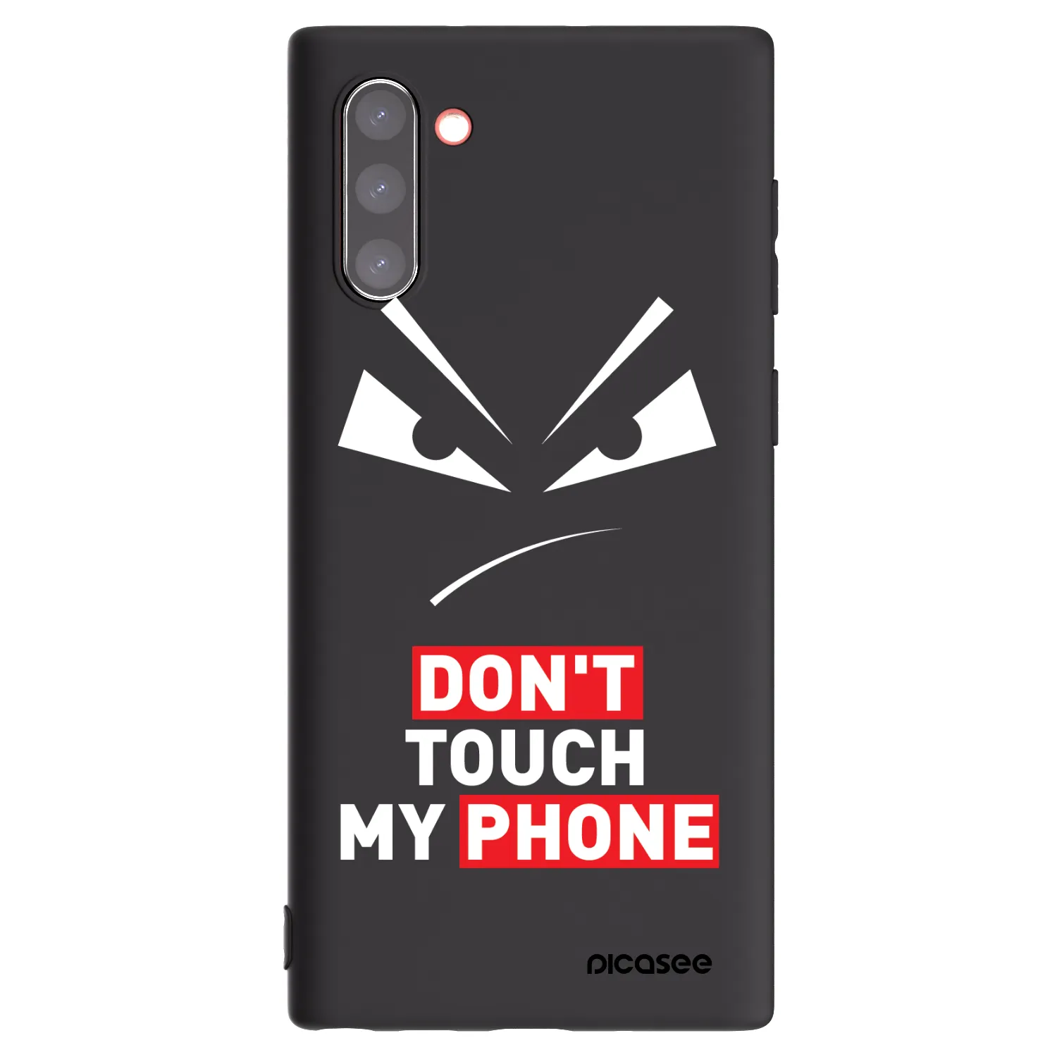 Picasee husă neagră din silicon pentru Samsung Galaxy Note 10 N970F - Evil Eye - Transparent