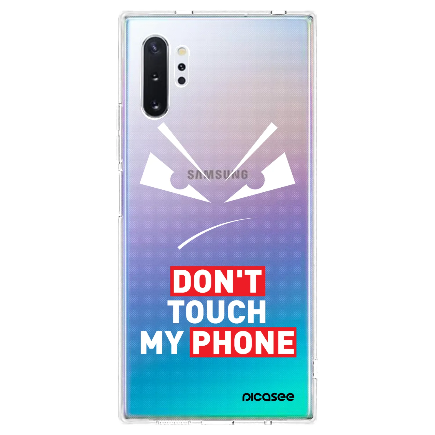 Picasee husă transparentă din silicon pentru Samsung Galaxy Note 10+ N975F - Evil Eye - Transparent