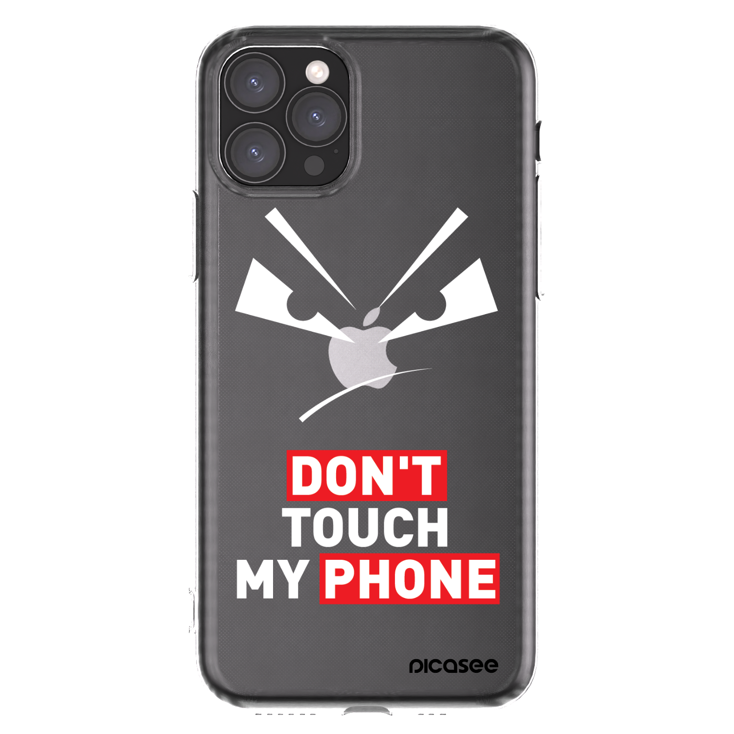 Picasee husă transparentă din silicon pentru Apple iPhone 11 Pro - Evil Eye - Transparent