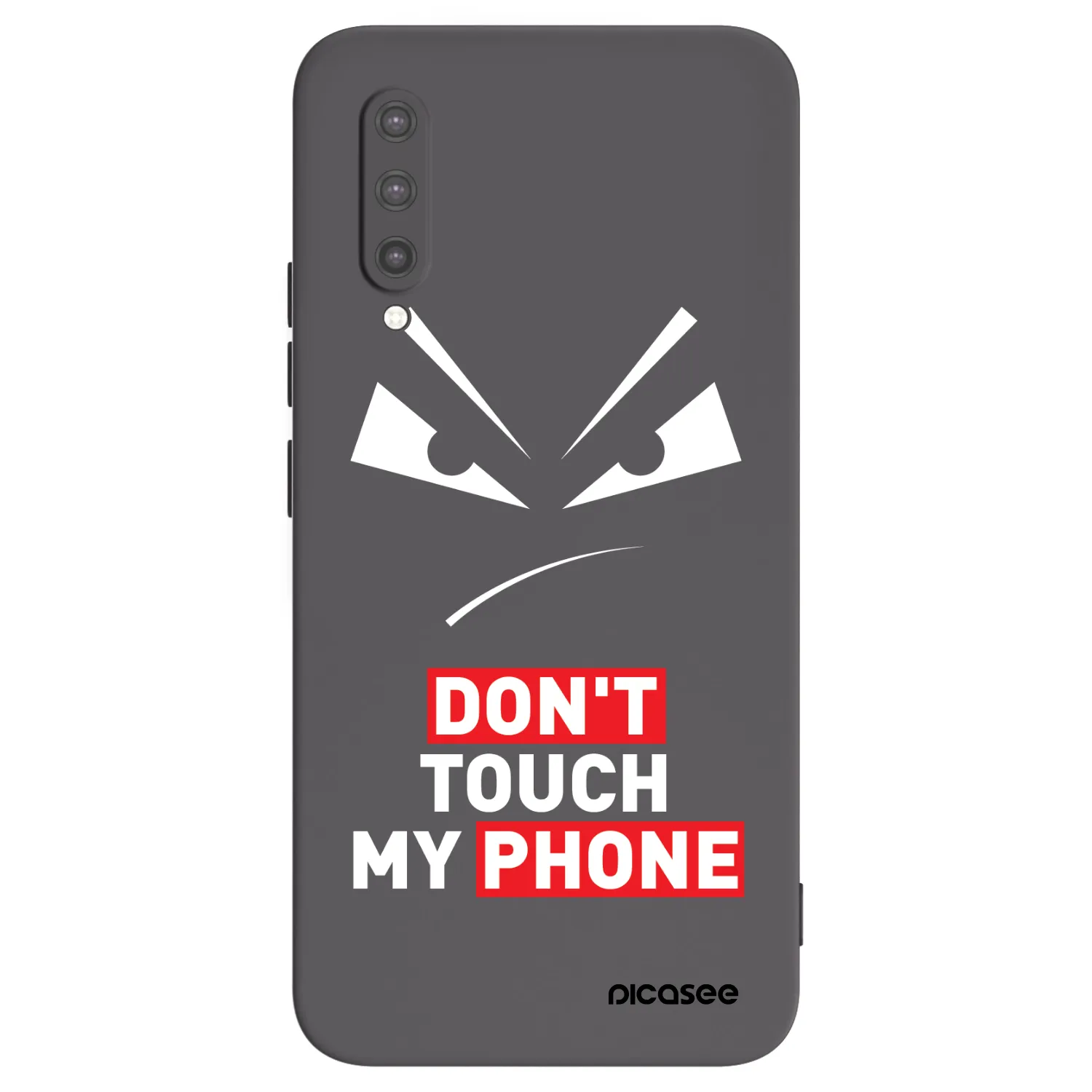 Picasee husă neagră din silicon pentru Xiaomi Mi 9 Lite - Evil Eye - Transparent